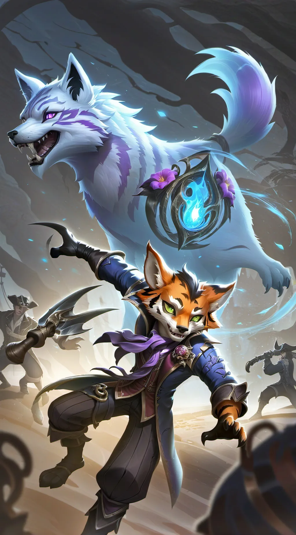 ai character: Foxy Jr. background