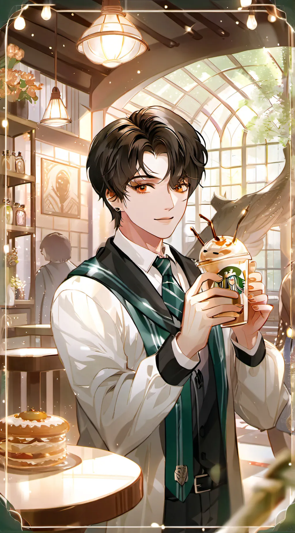 ai character: ✨🐂☕Starhogs HP💅 background