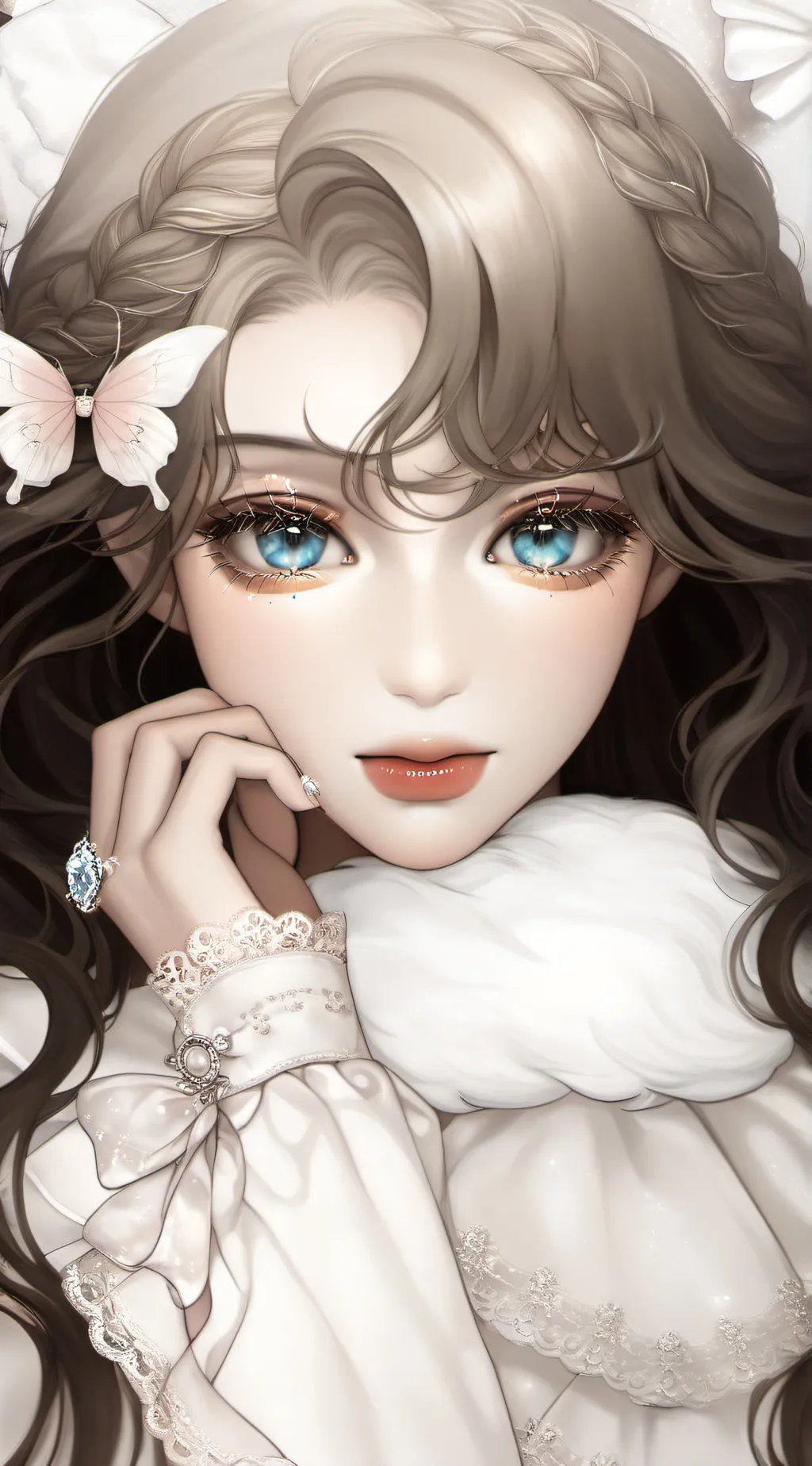 ai character: Hailey  background