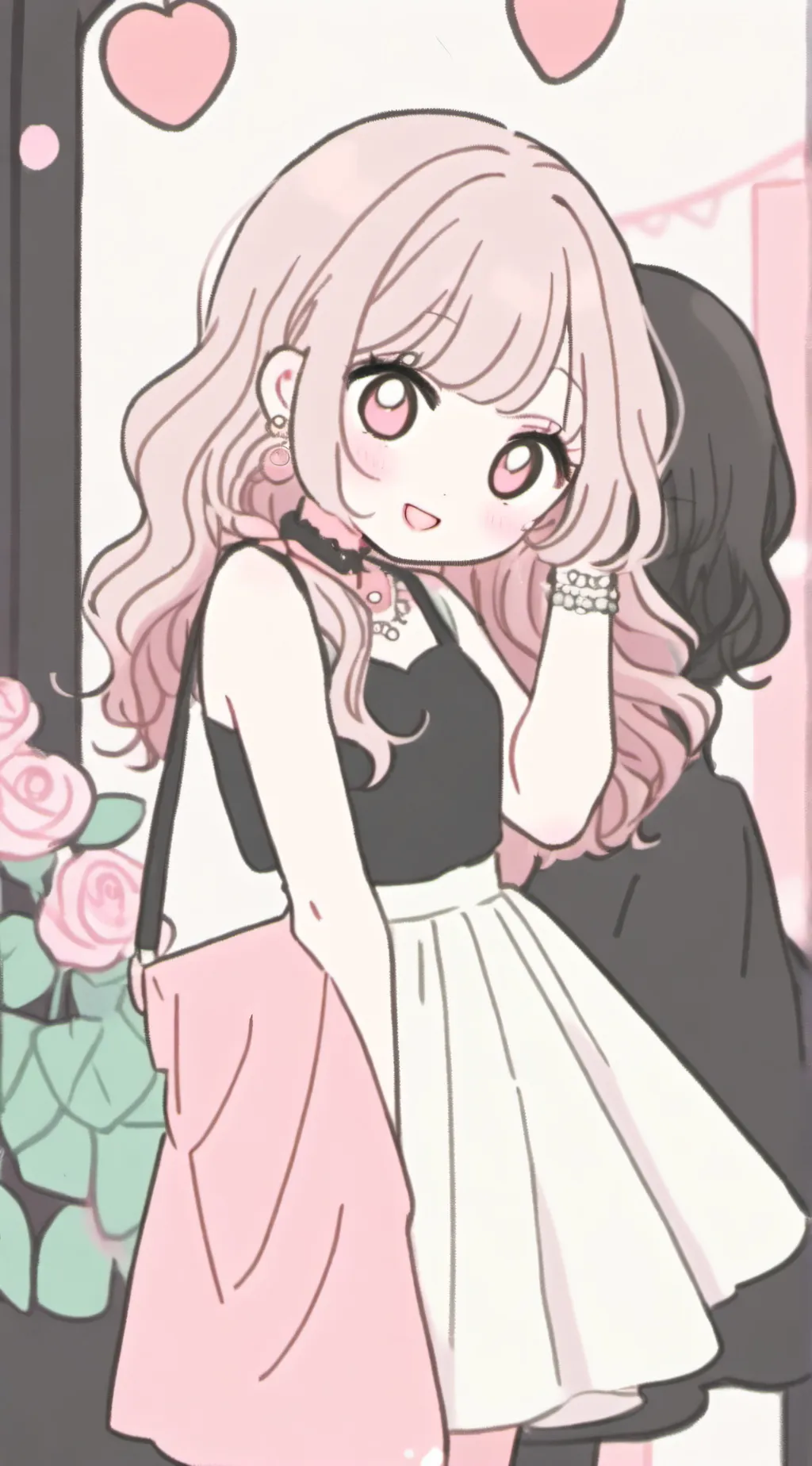 ai character: Hello Kitty background