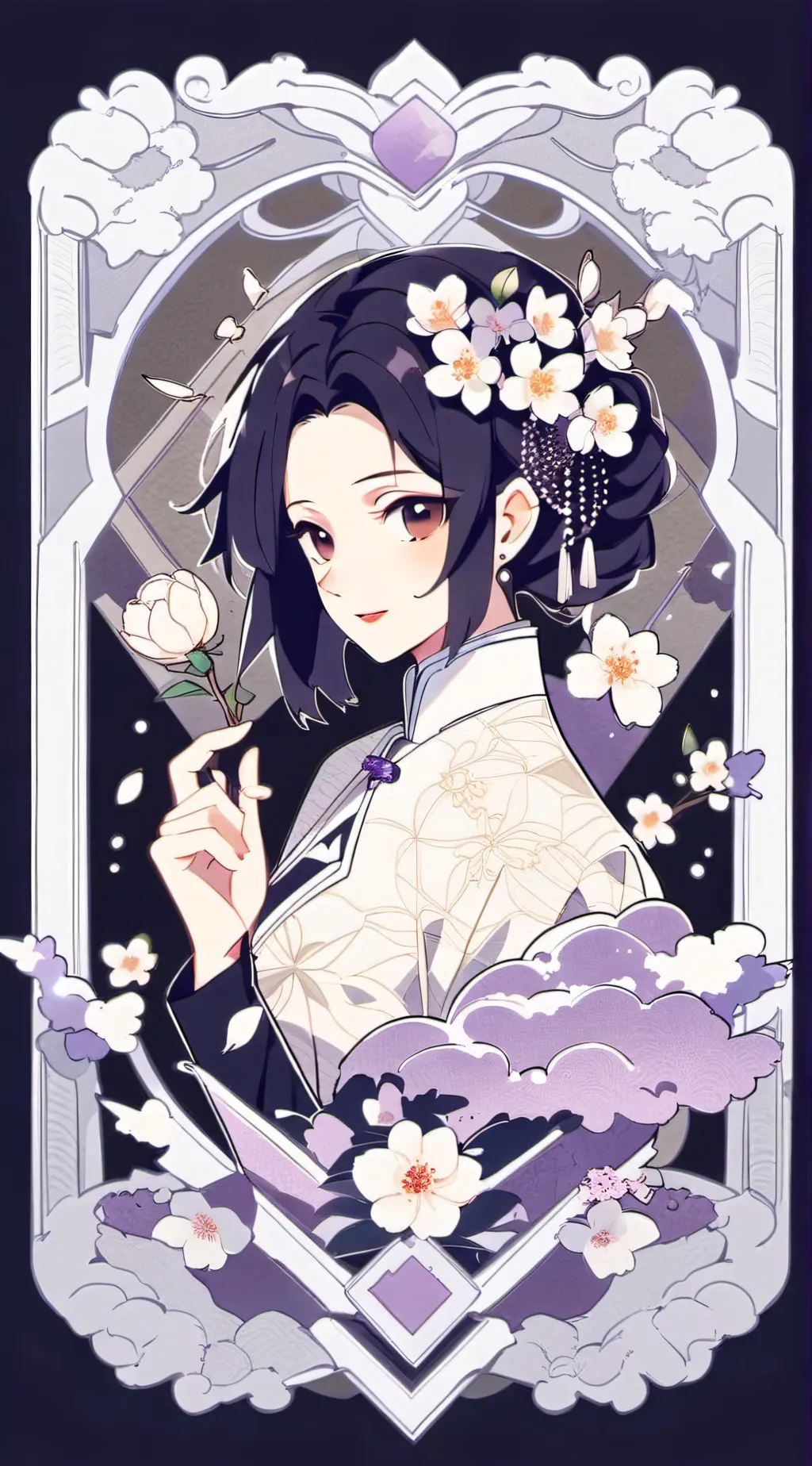 ai character: Shinobu Kocho background