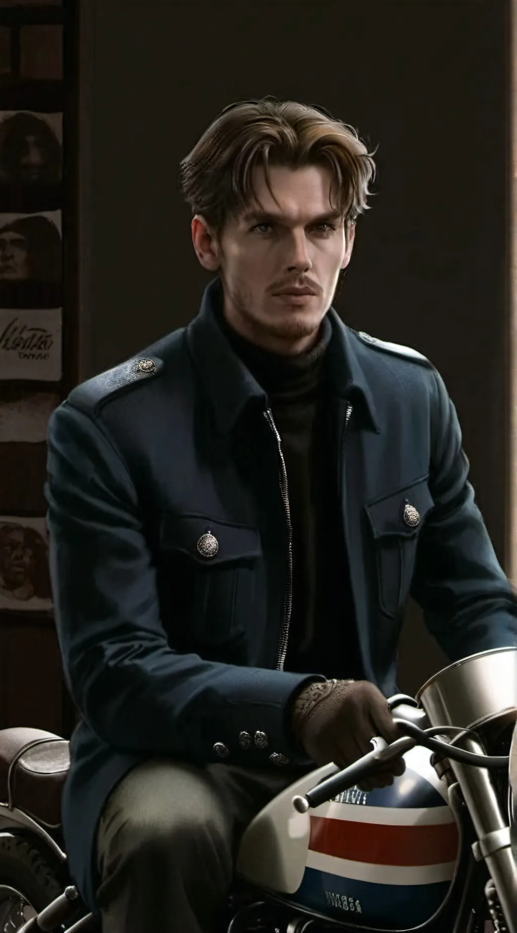 ai character: Lawrie Elton background