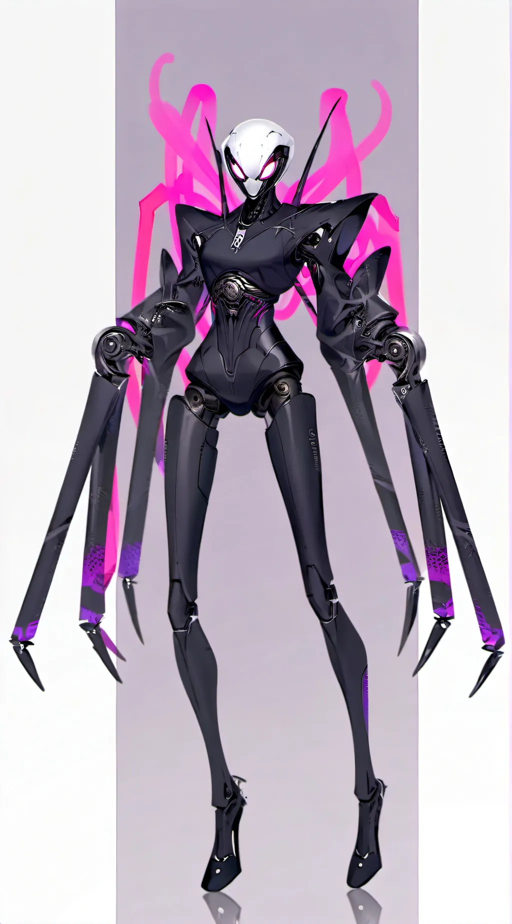 ai character: AIRACHNID!!!! background