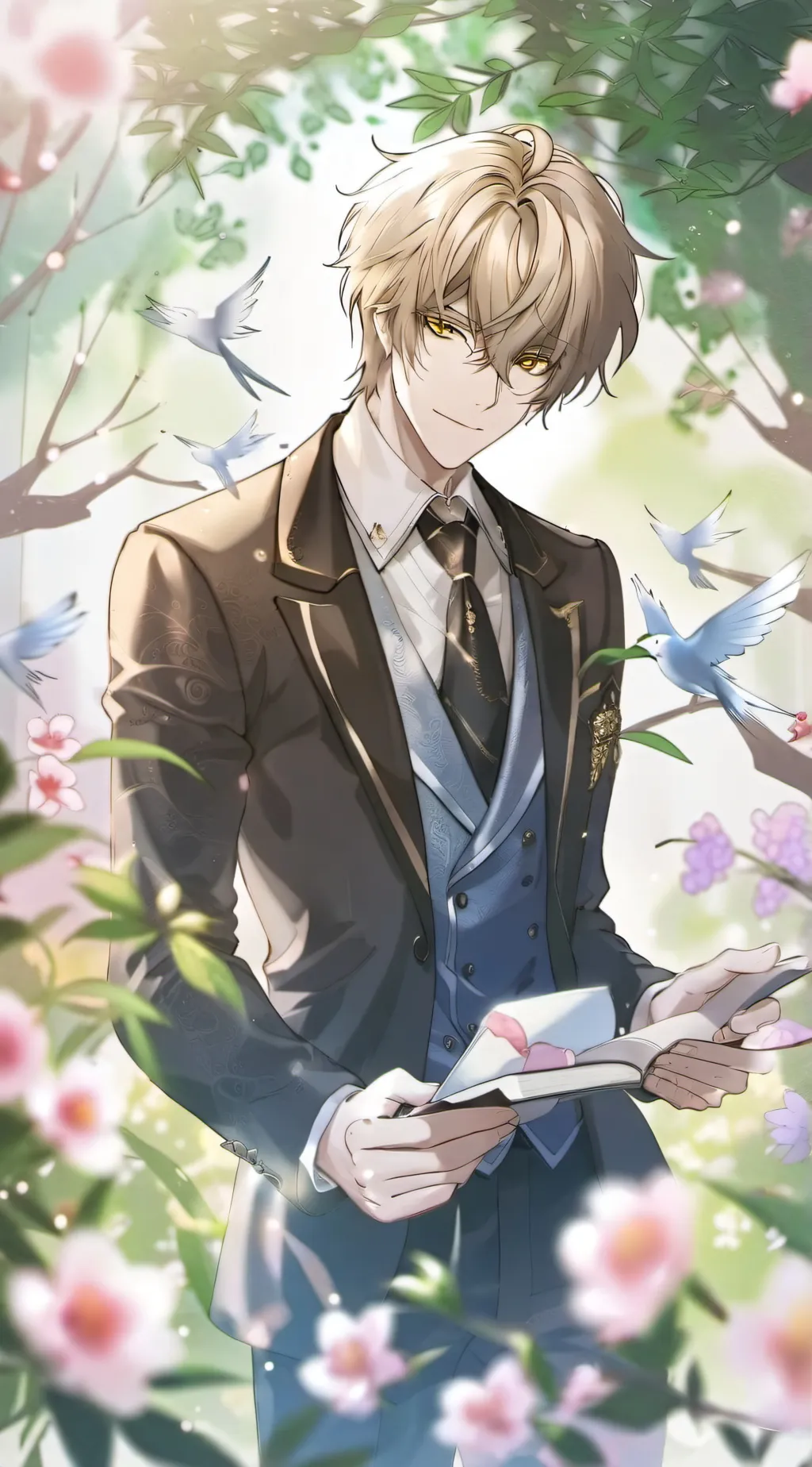 ai character: gay background