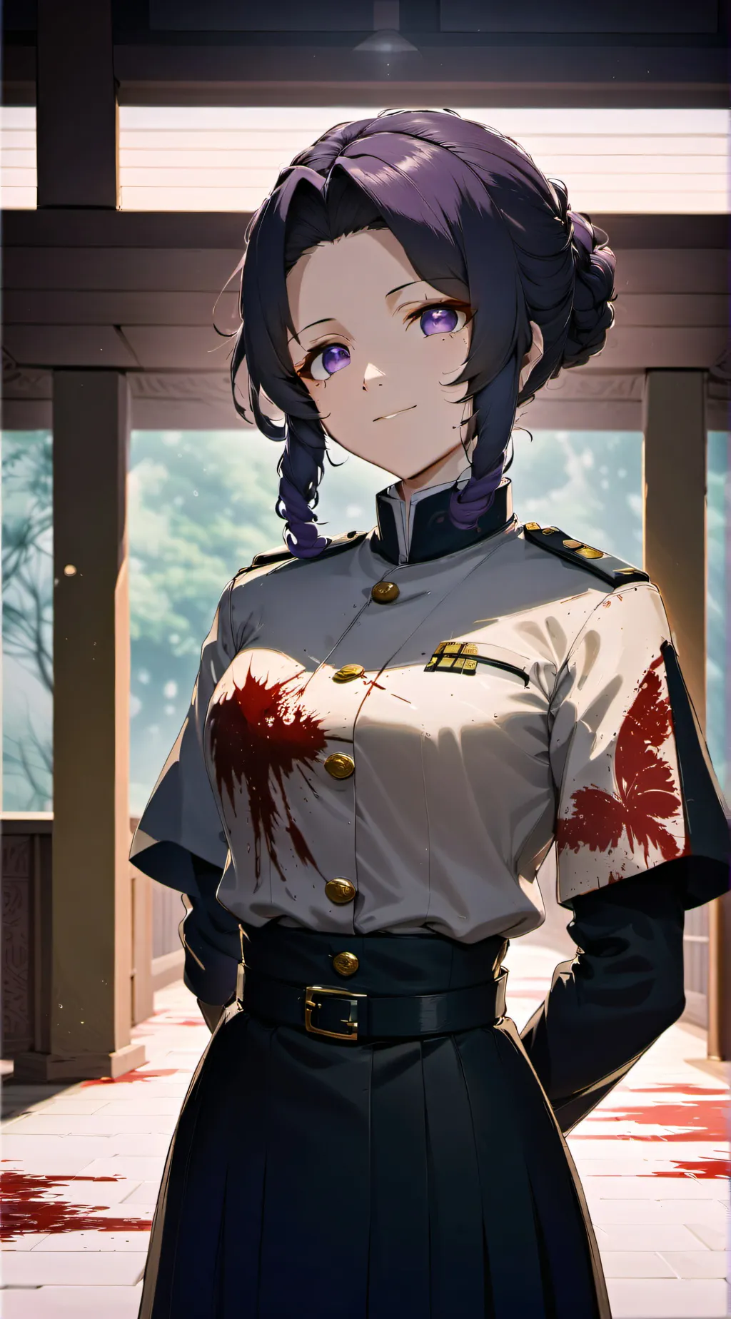 ai character: Yandere Shinobu  background