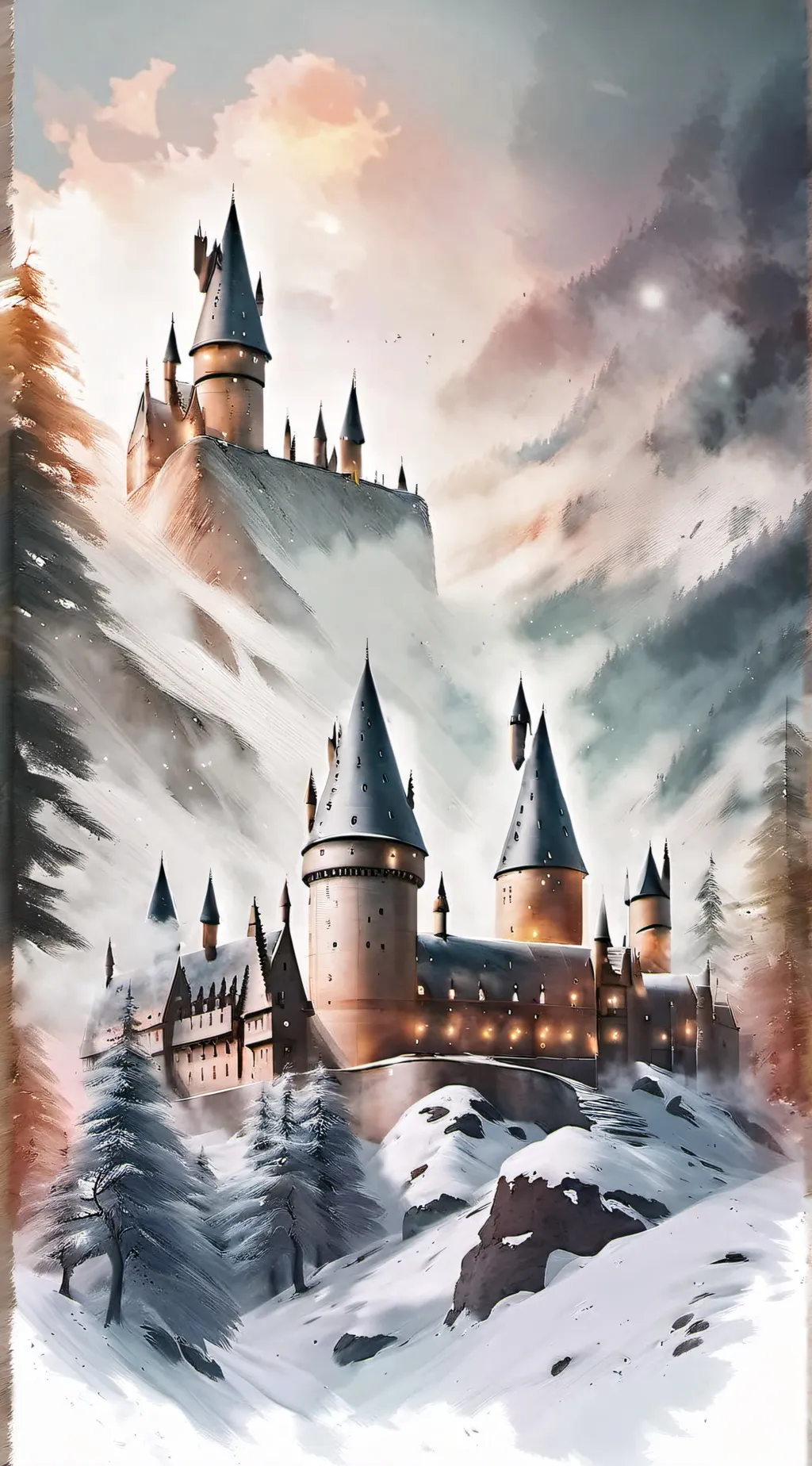 ai character: Hogwarts  background