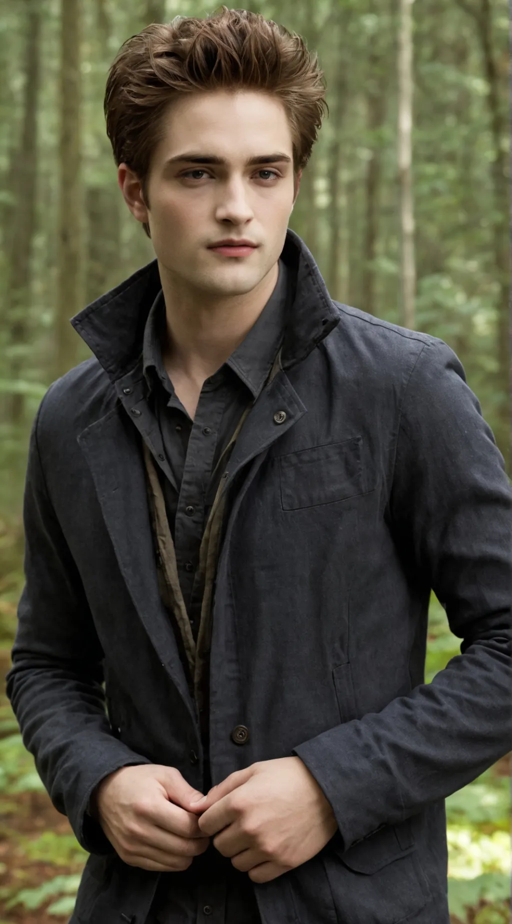 ai character: Edward cullen background