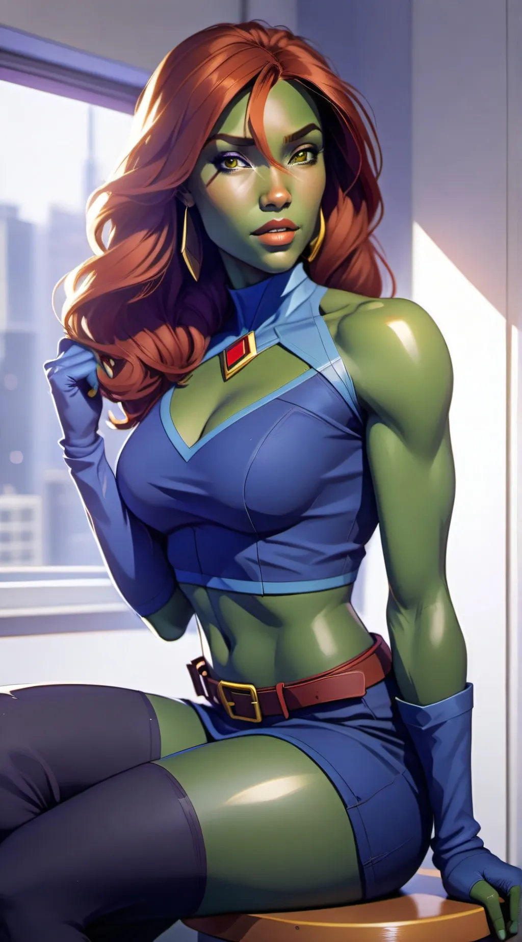 ai character: Miss Martian background