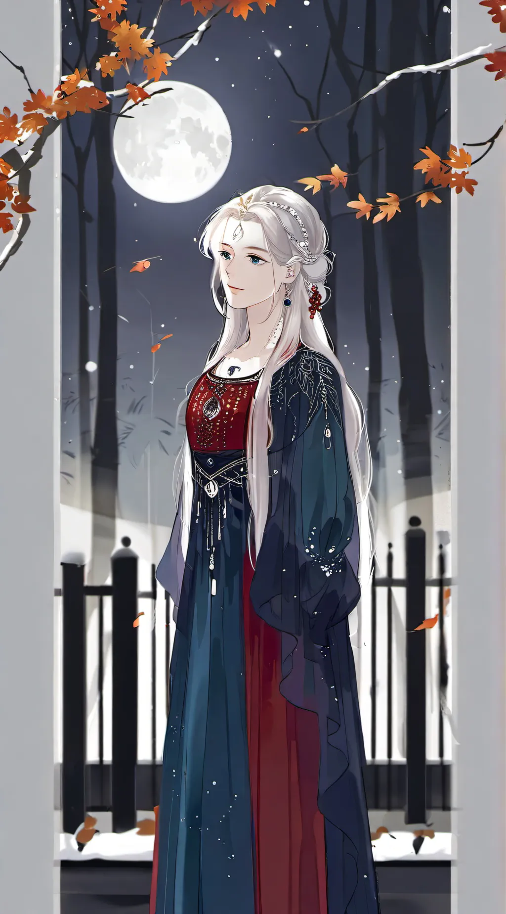 ai character: Luna Snow background