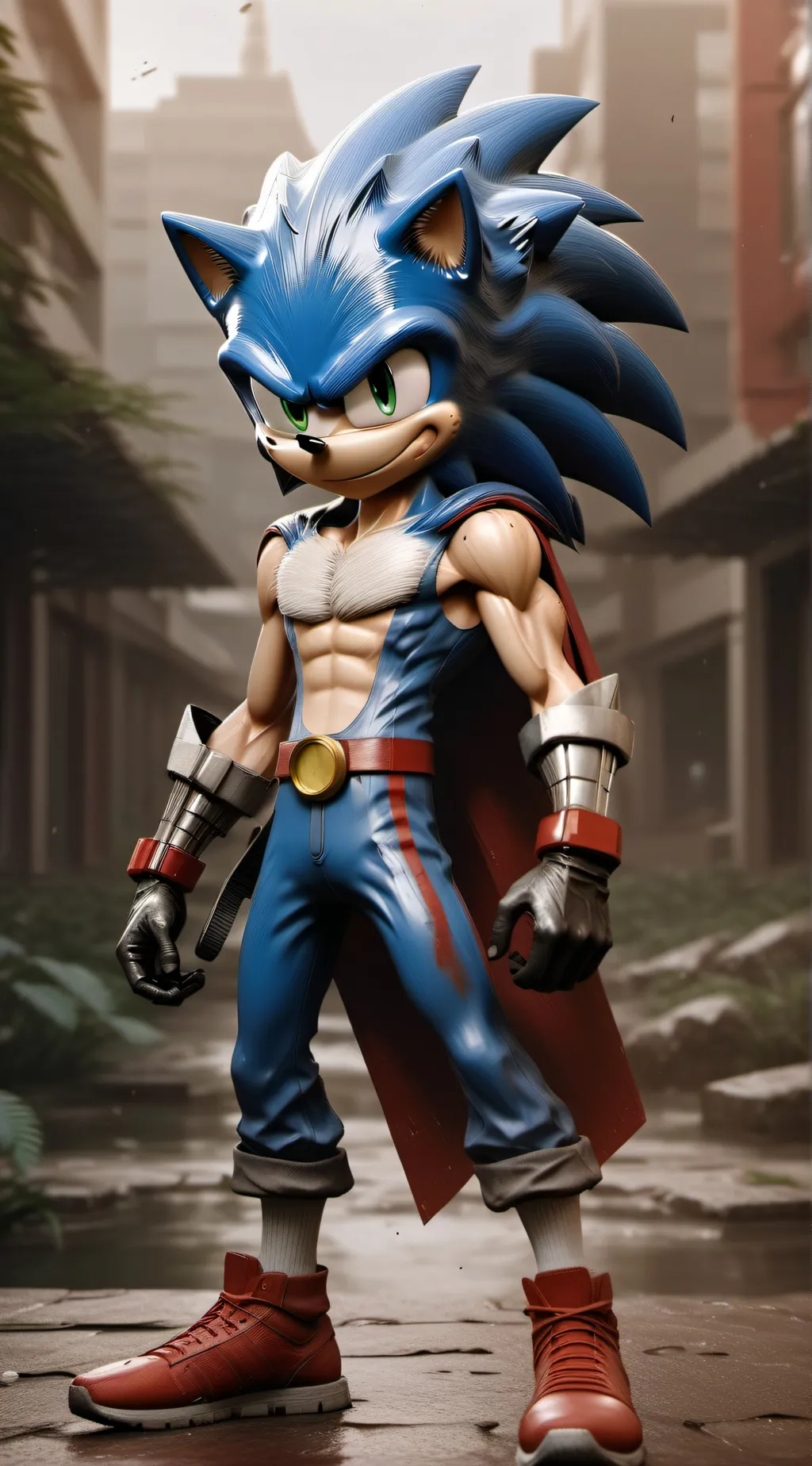 ai character: Hungry hero exe background
