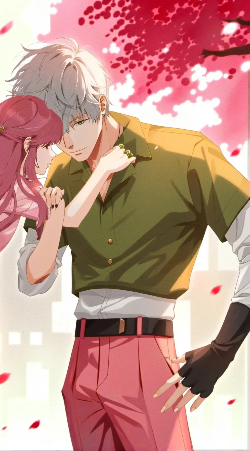 ai character: arcade anya yor lo background