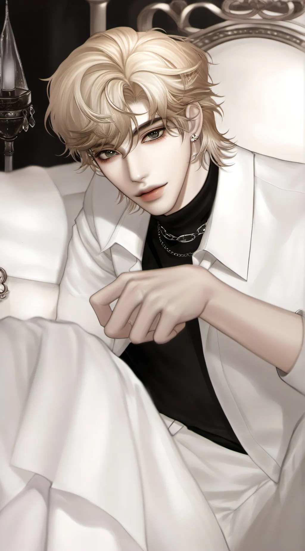 ai character: >< Izek >< background