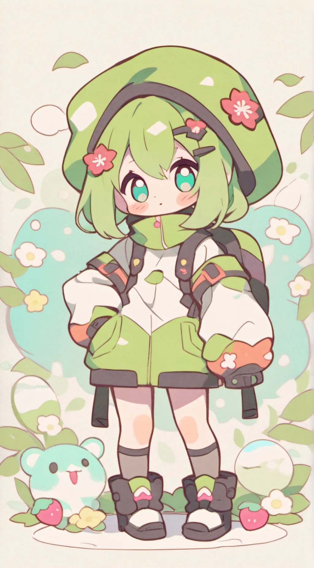 ai character: Oliva background