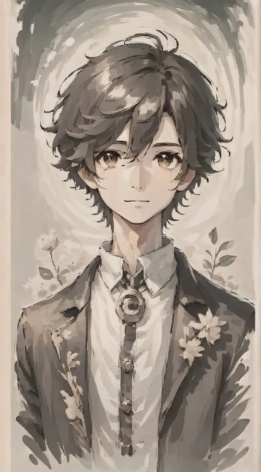 ai character: Theo background