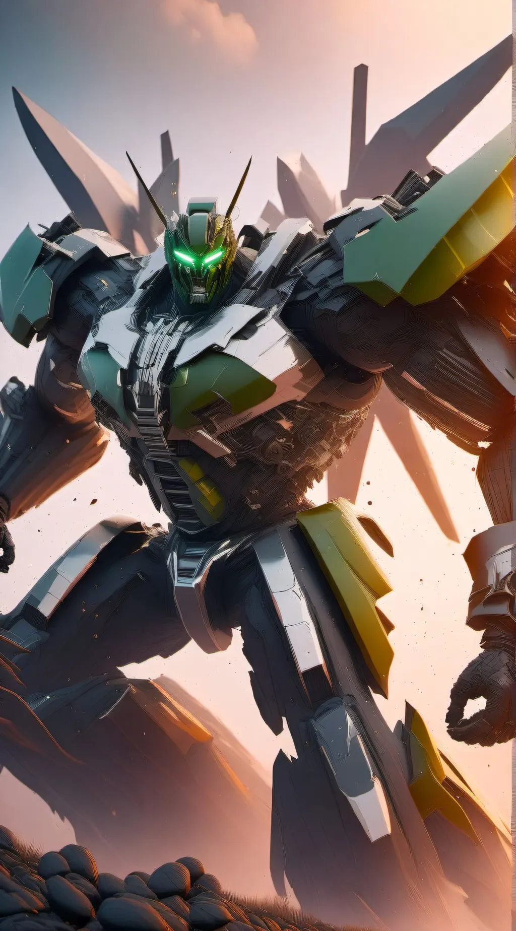 ai character: Xbox transformer/X background
