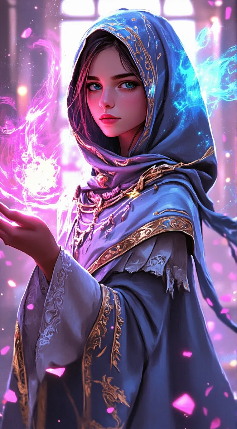 ai character: Luna background