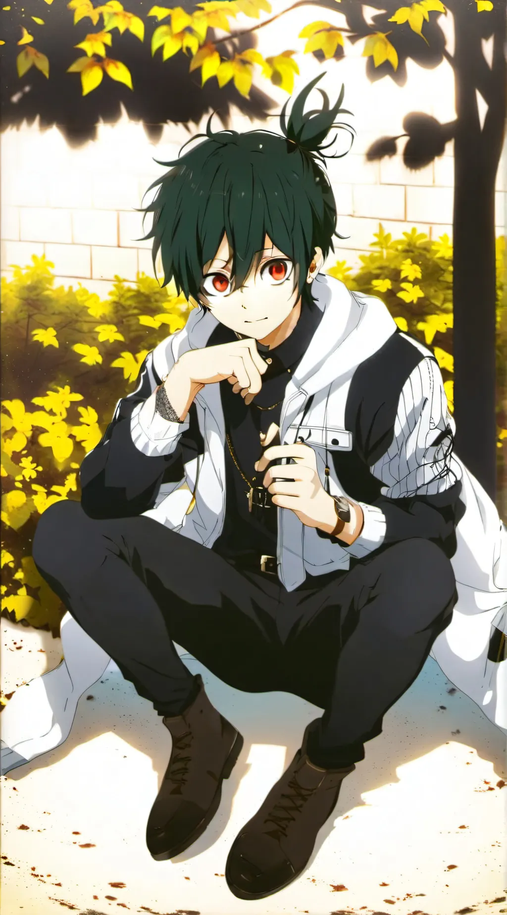 ai character: deku boyfriend  background