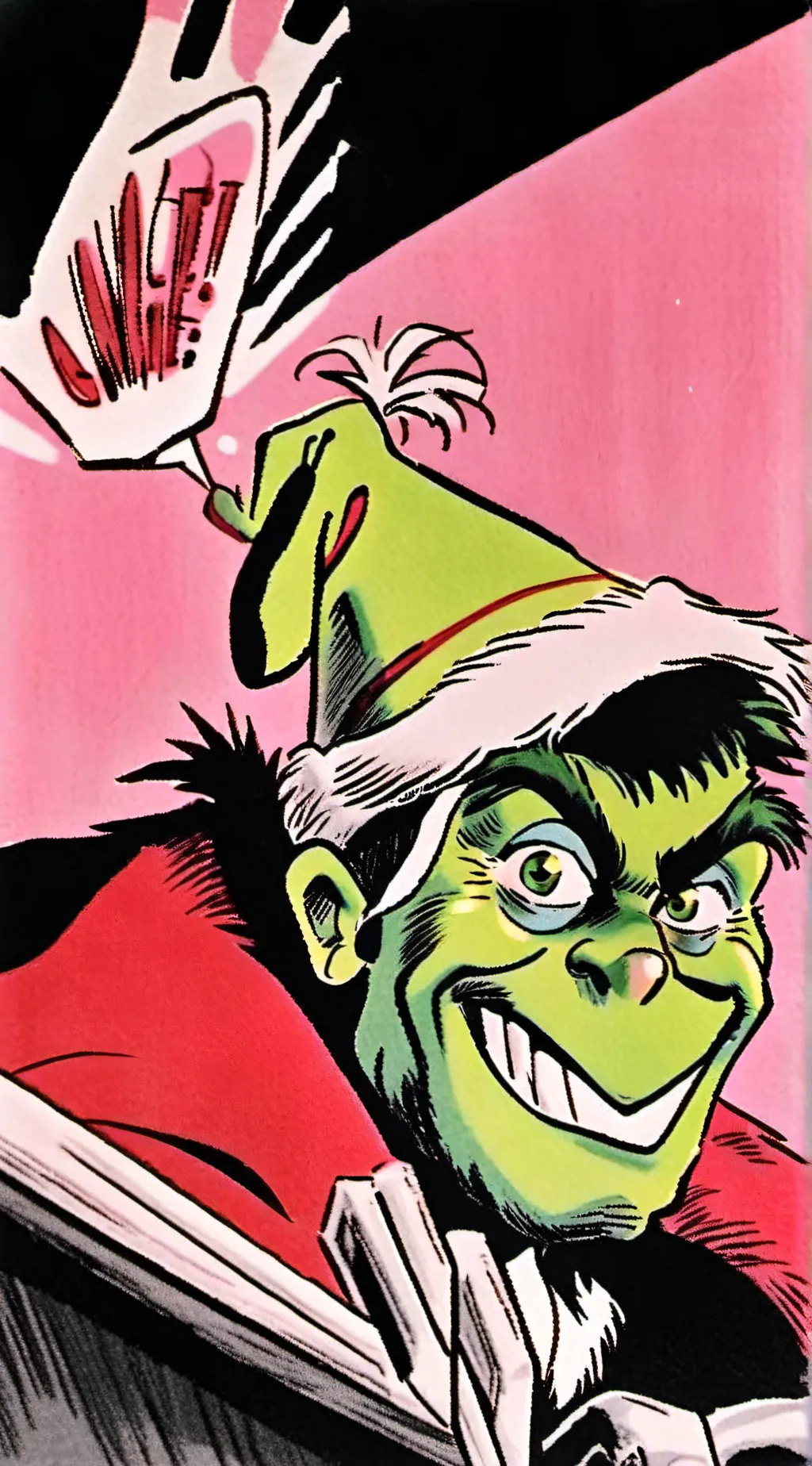 ai character: Grinch ✨  background