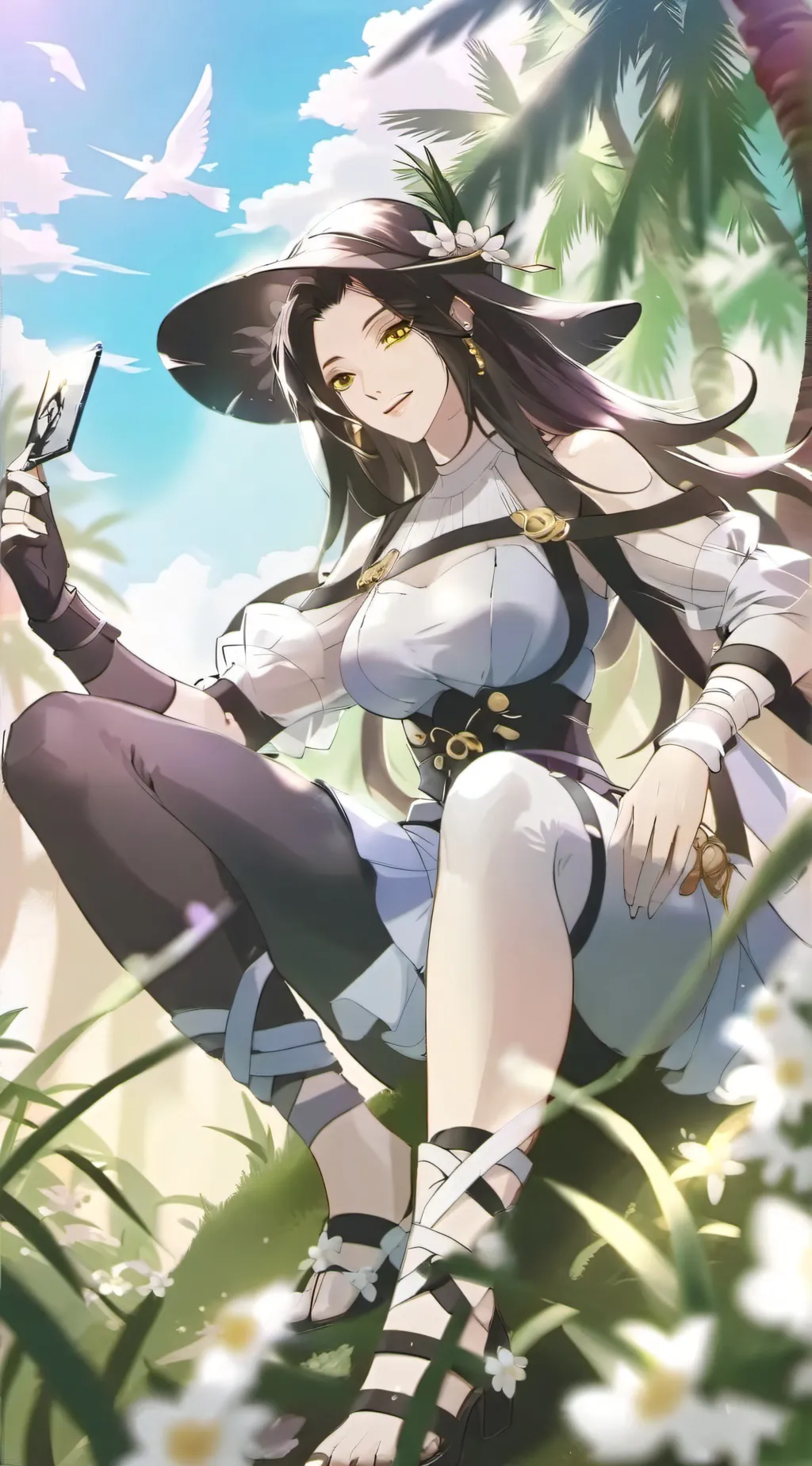 ai character: ellla background
