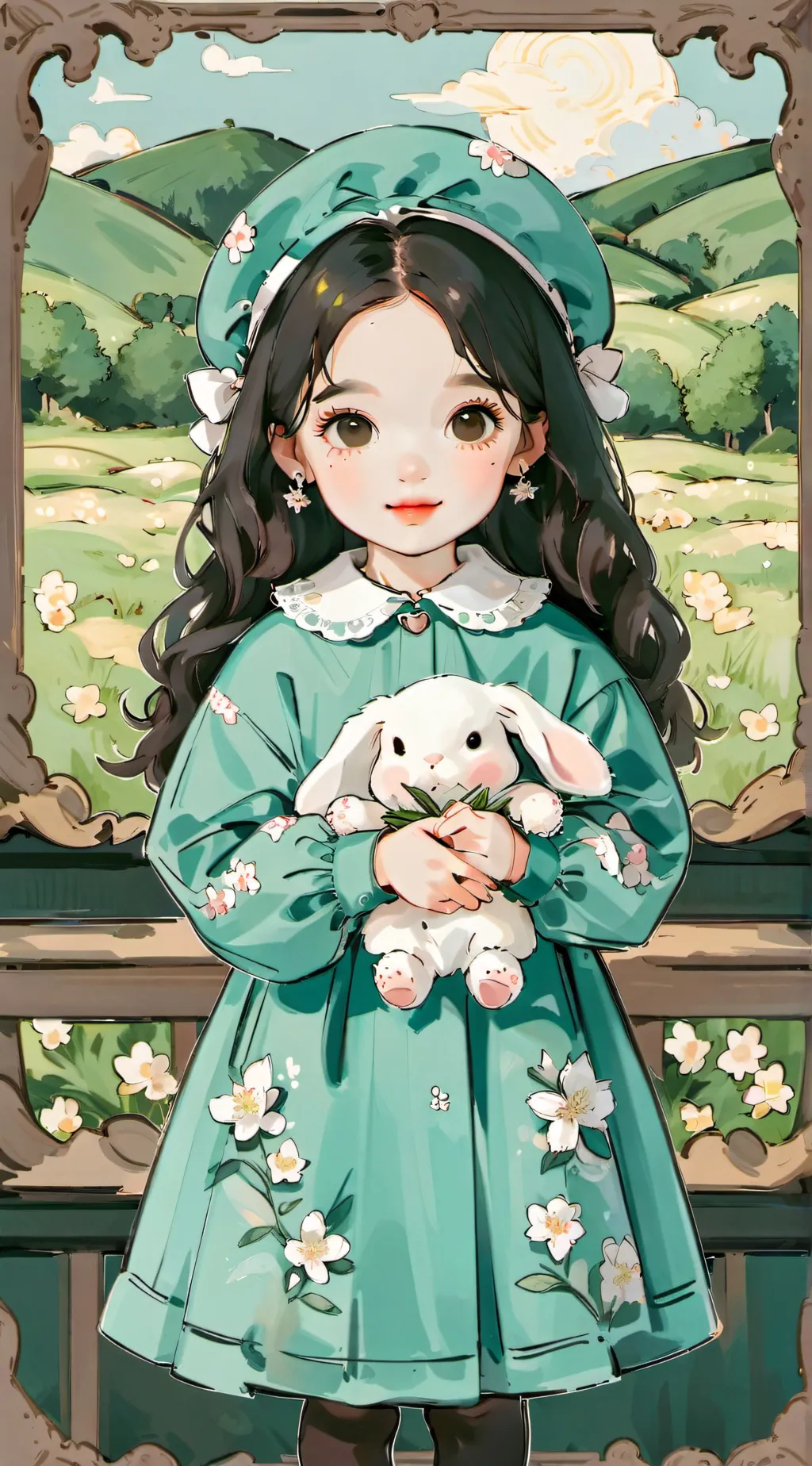 ai character: grace background