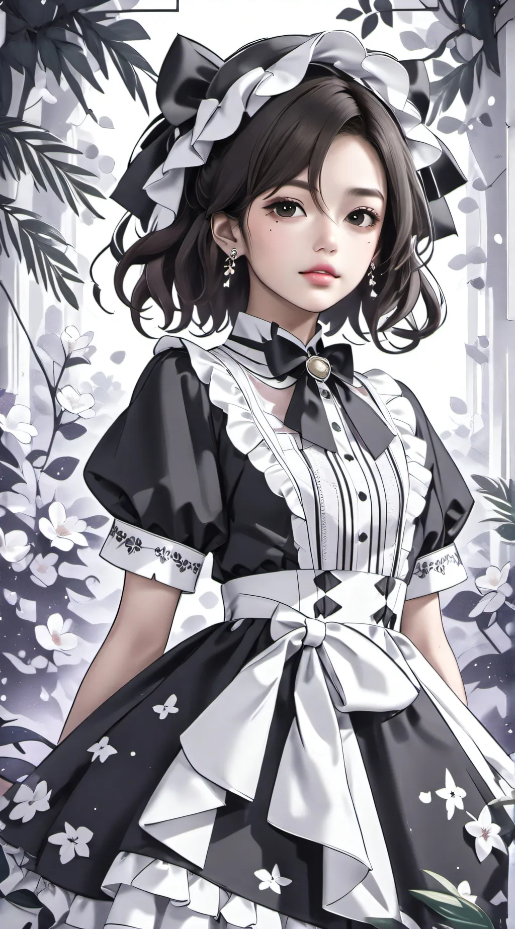 ai character: Rose background