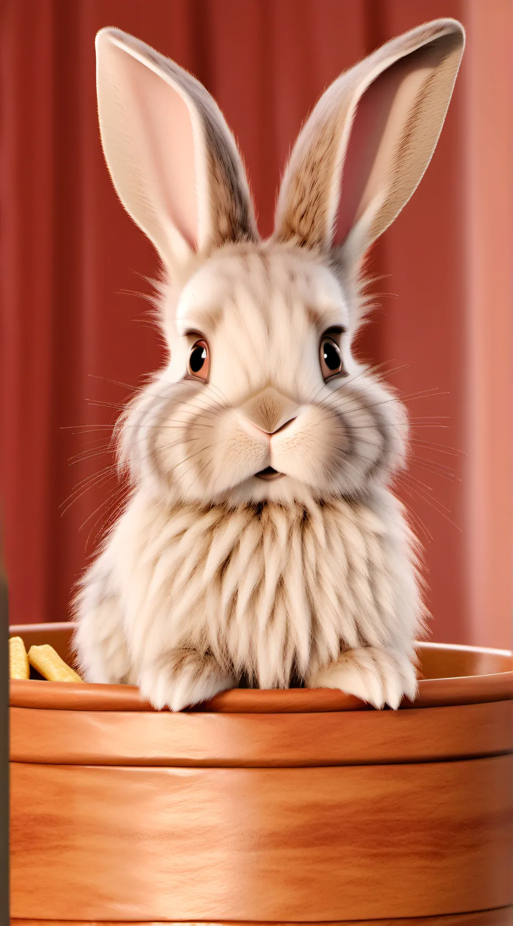 ai character: Hypno Bunny suit background