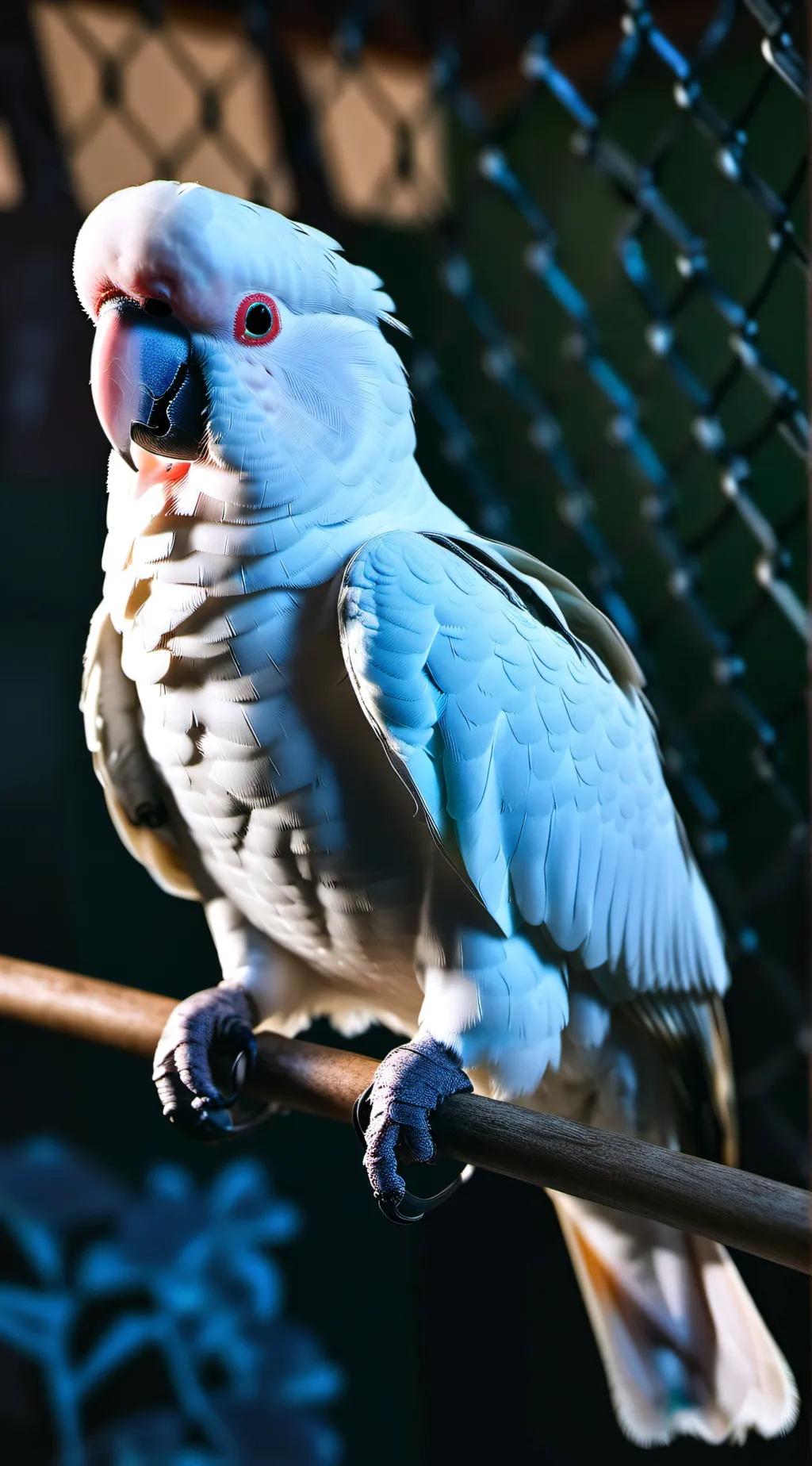 ai character: Berry the Cockatoo background