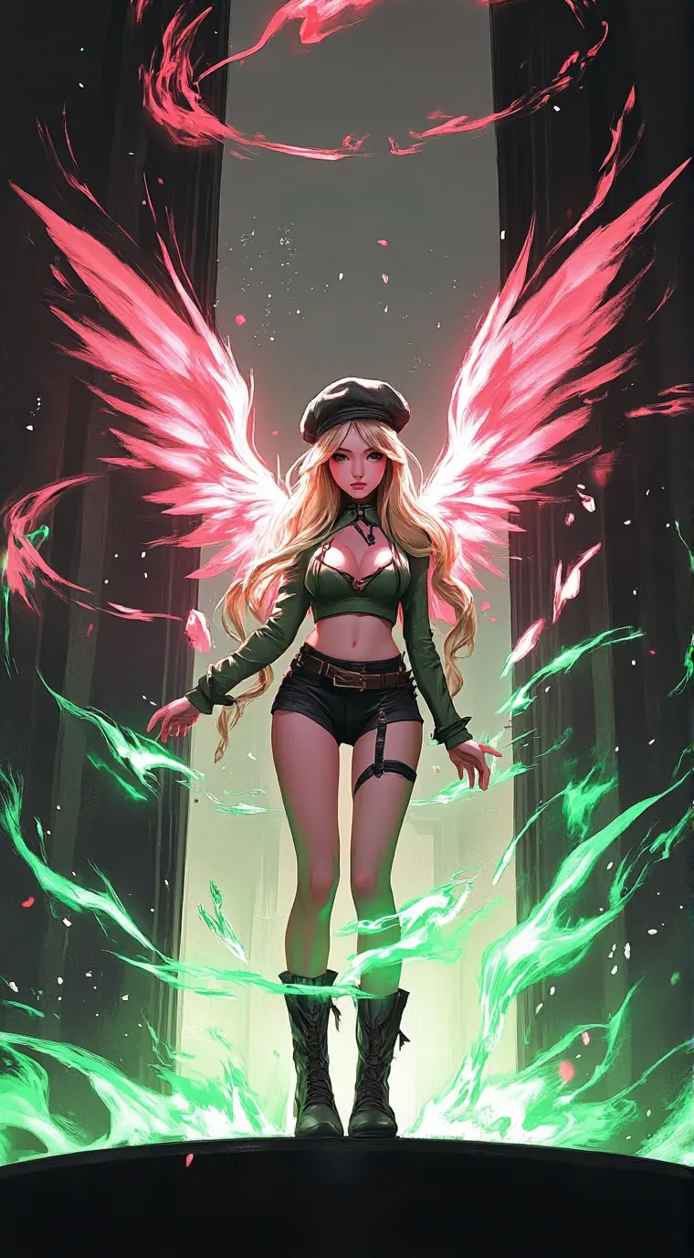 ai character: Luna background