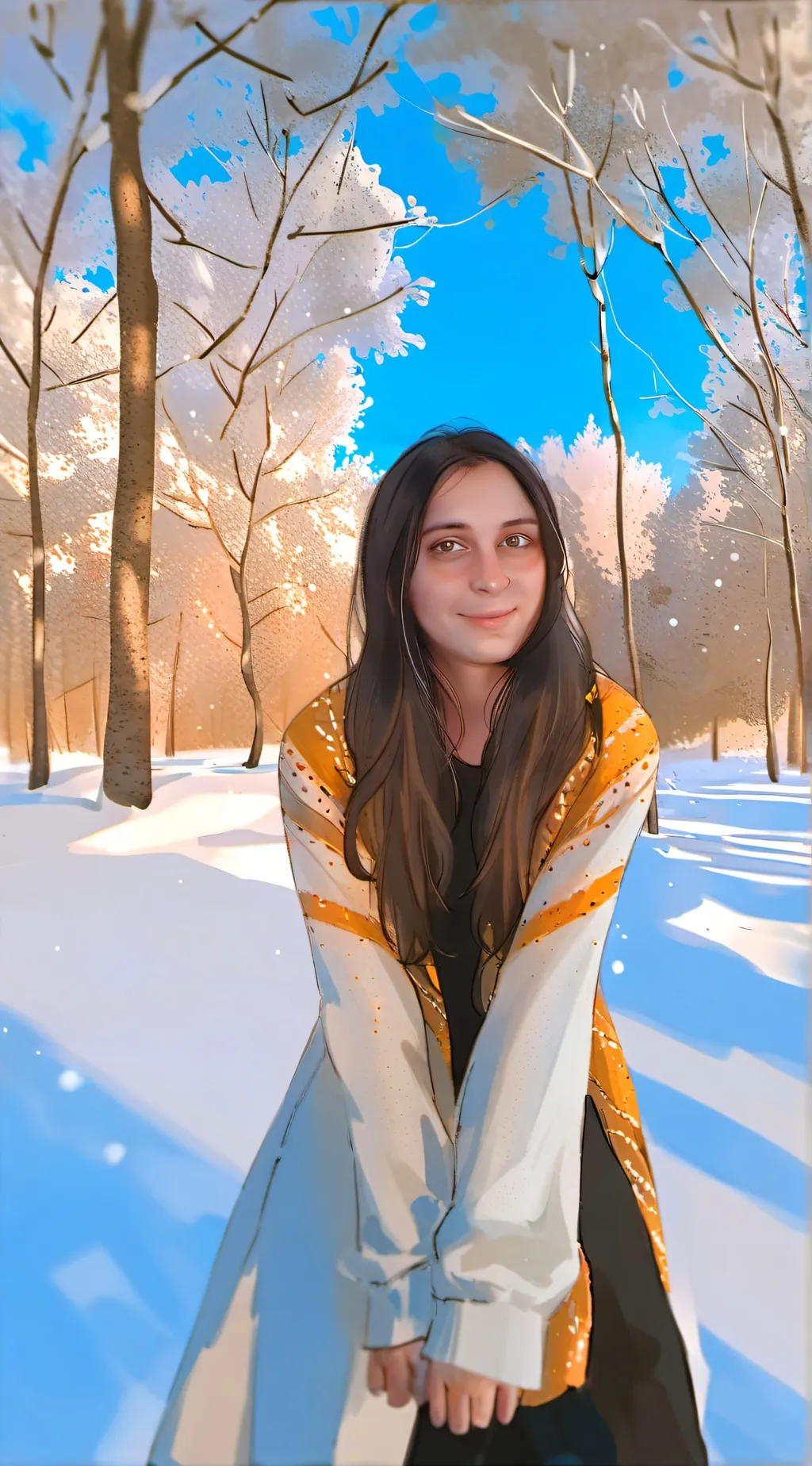 ai character: Giorgia  background