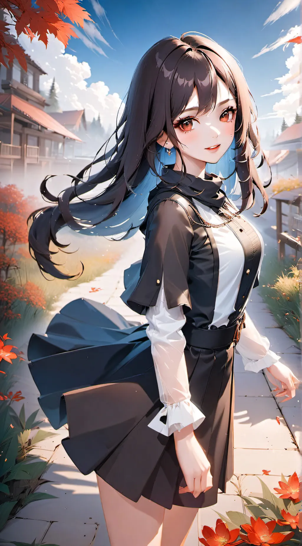ai character: Emiliana background