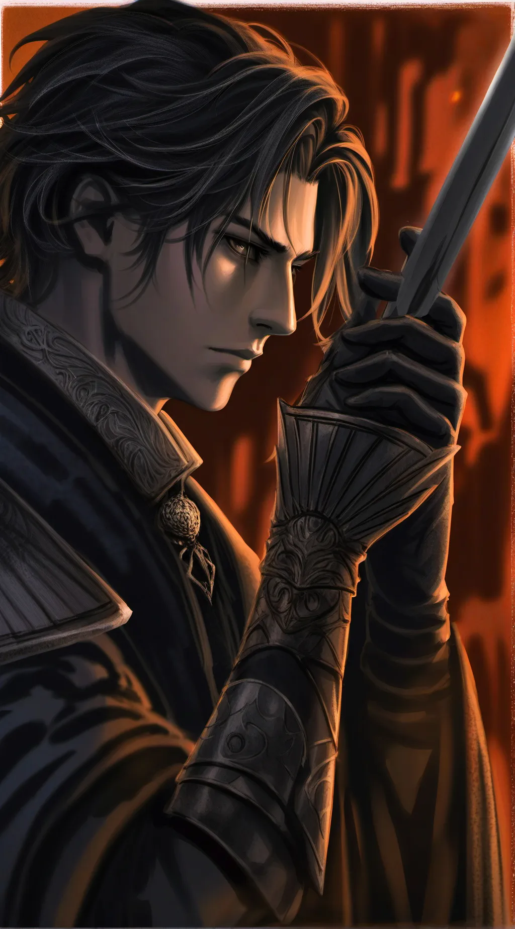 ai character: Axel lerman  background