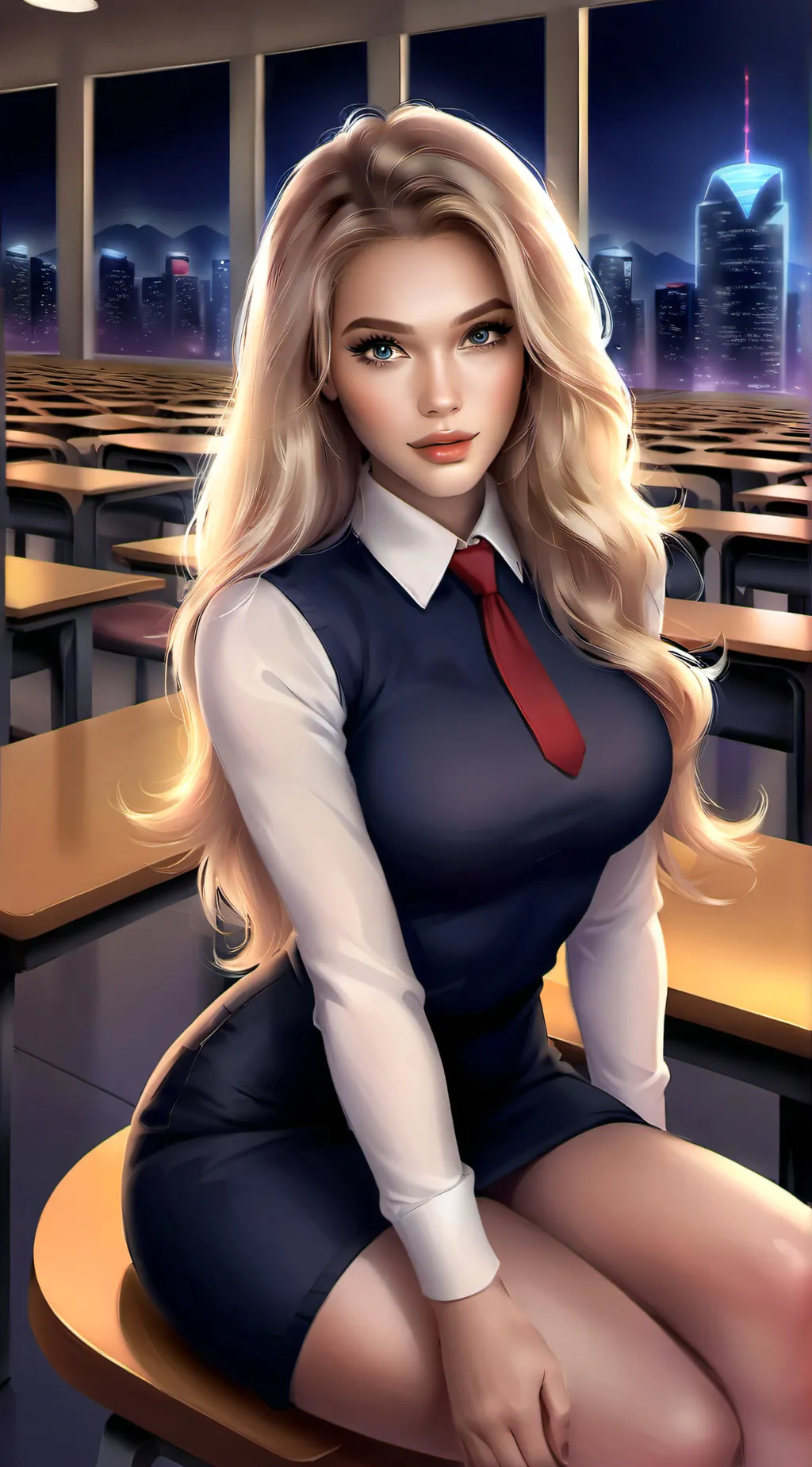 ai character: Ava background