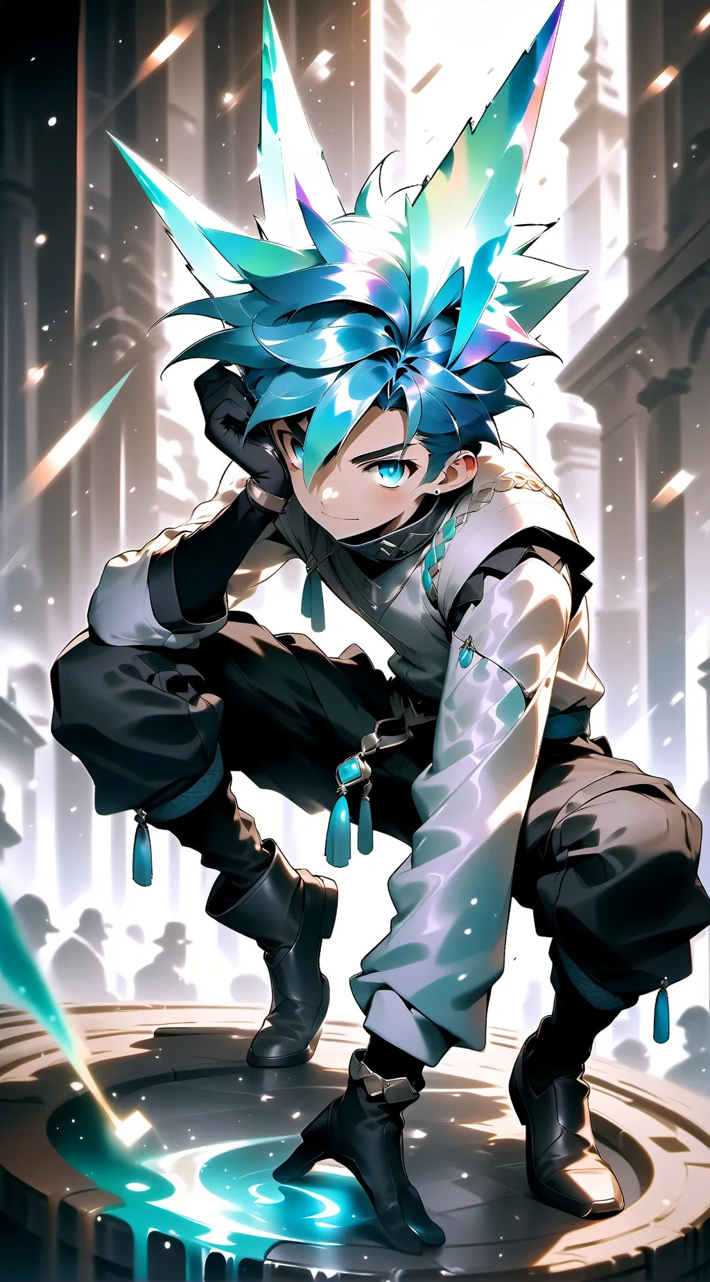 ai character: Damien background