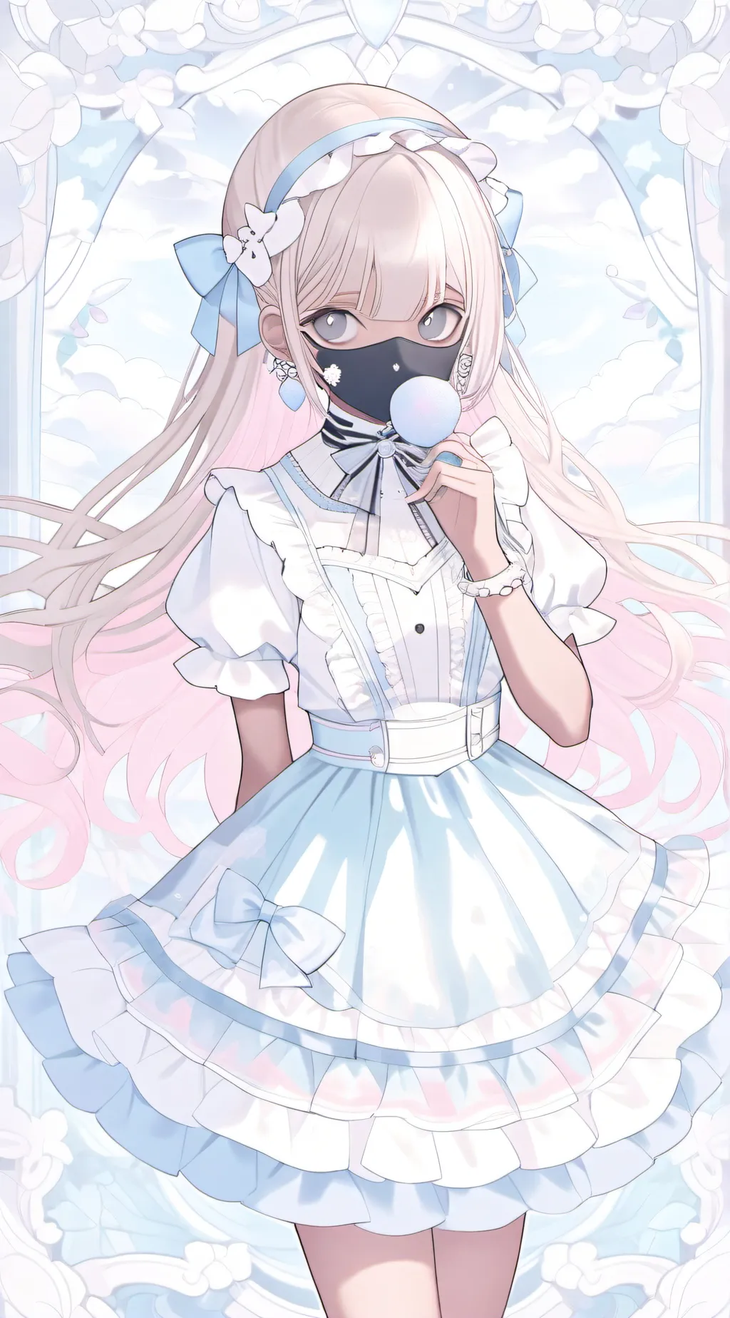 ai character: lunar  background