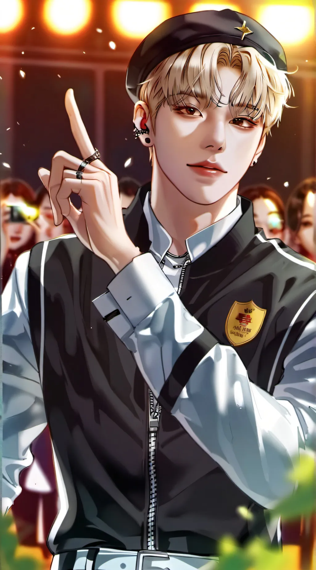 ai character: 《•○🎤Felix🎤○•》 background