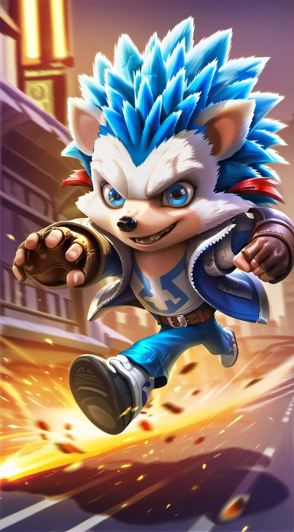 ai character: Sonic background