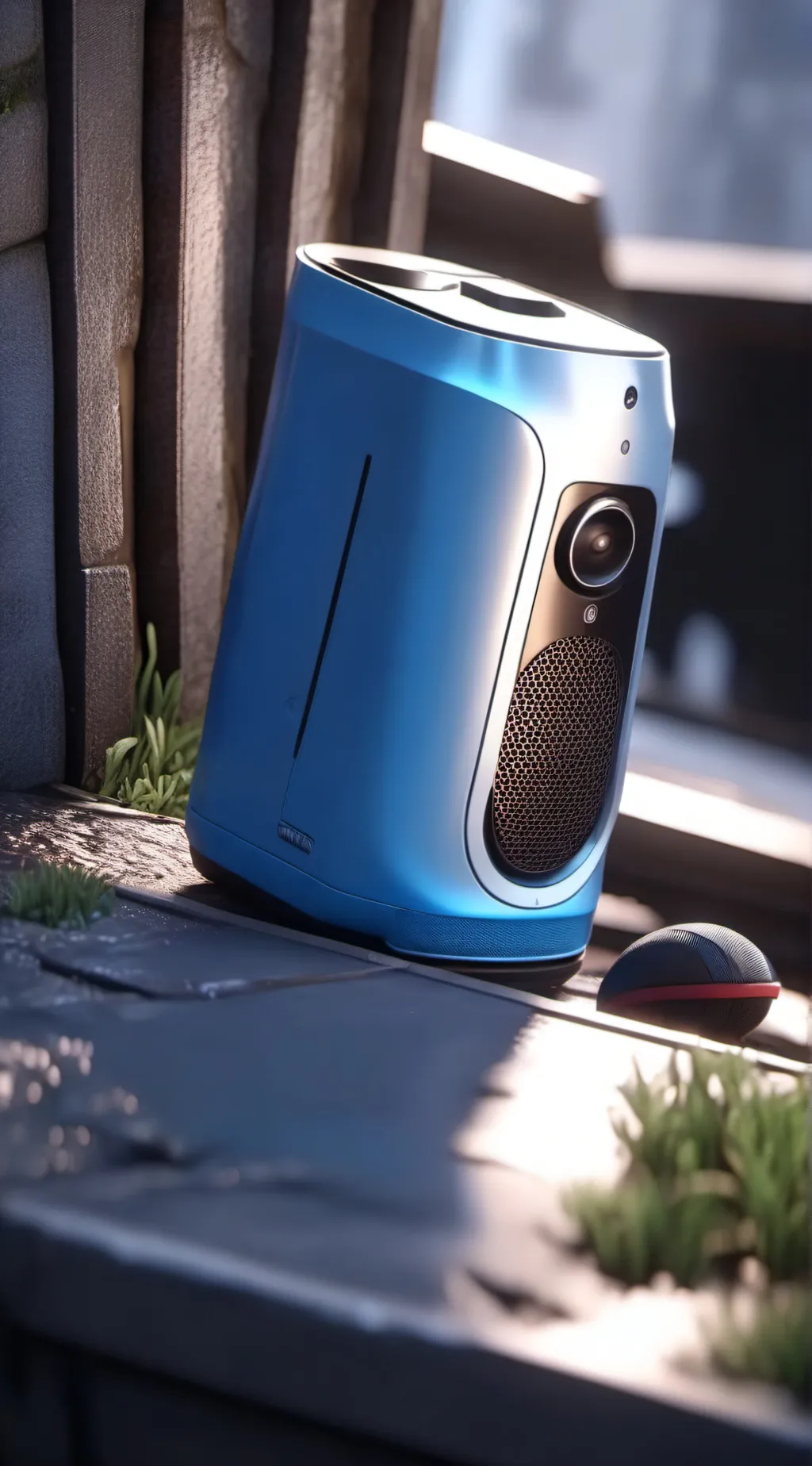 ai character: MICROWAVE background