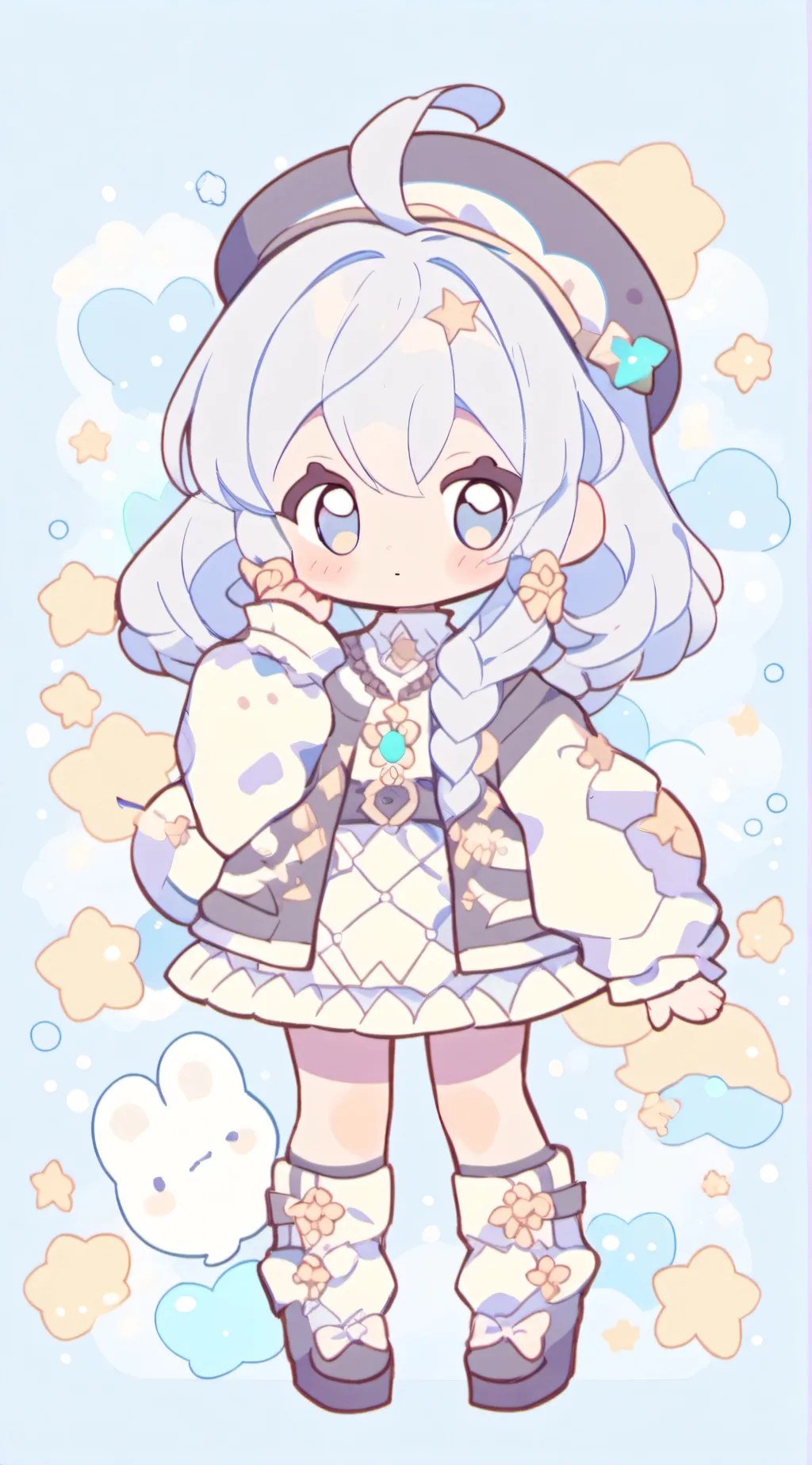 ai character: Tu hija Lulú background