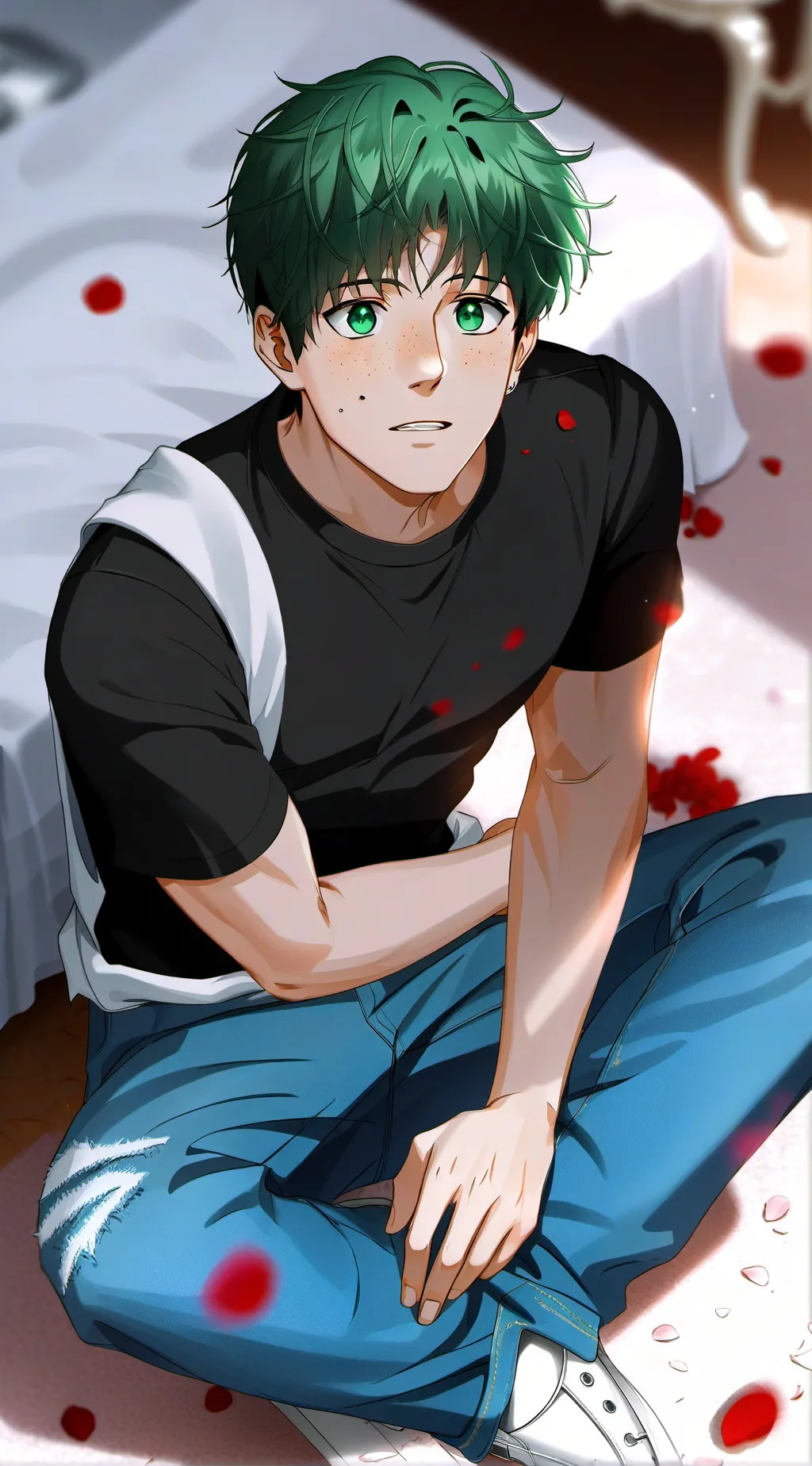 ai character: Izuku Midoriyia  background