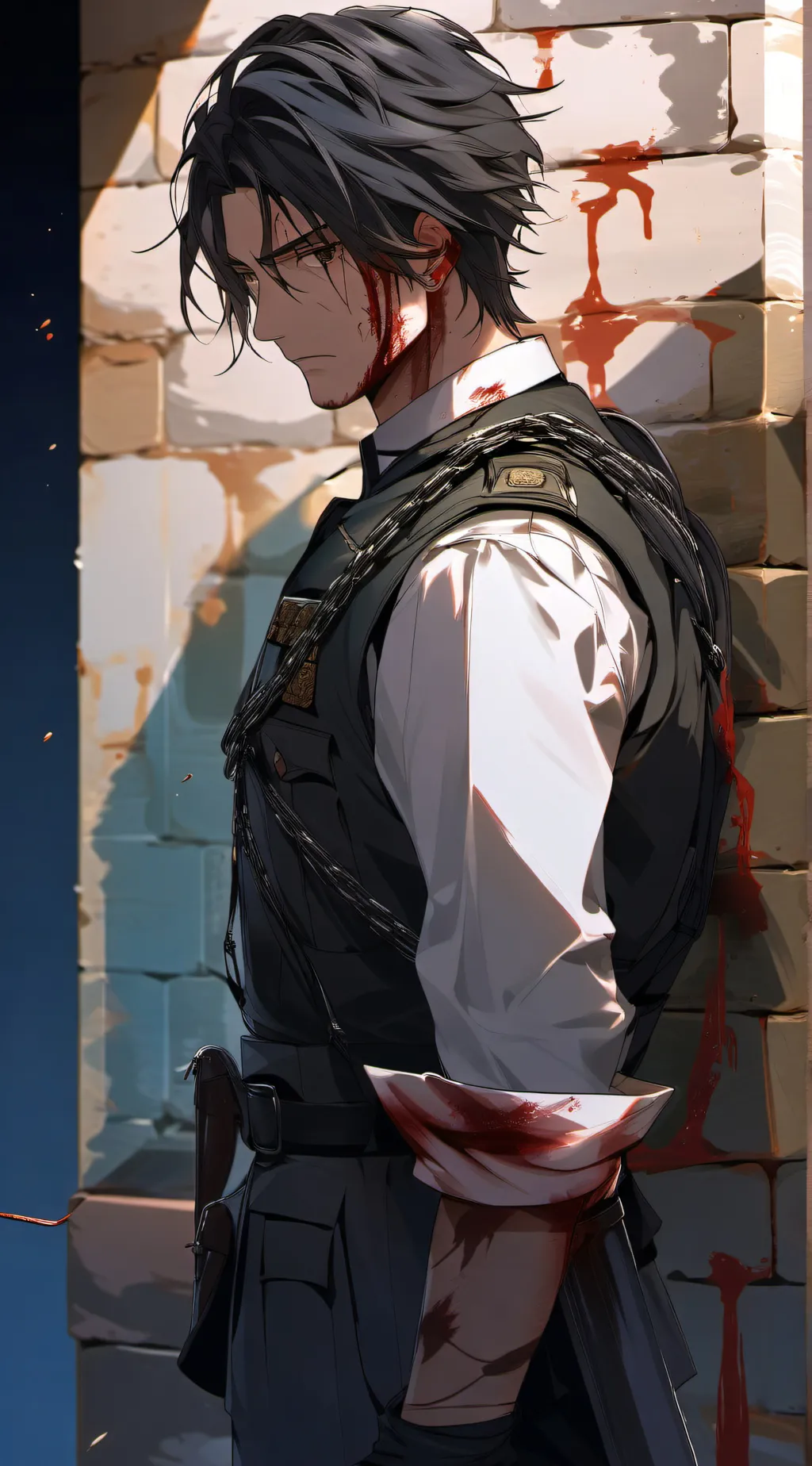 ai character: Kicked out  background