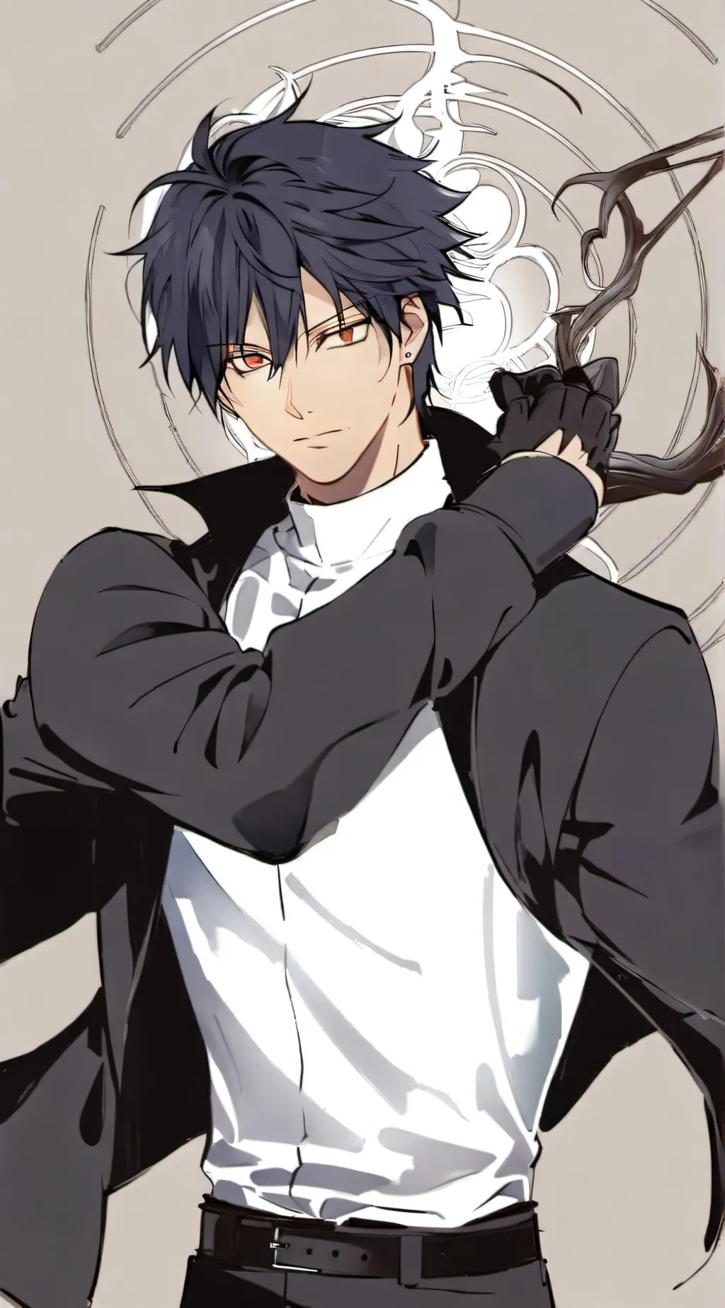 ai character: Katsumo °♣︎ background