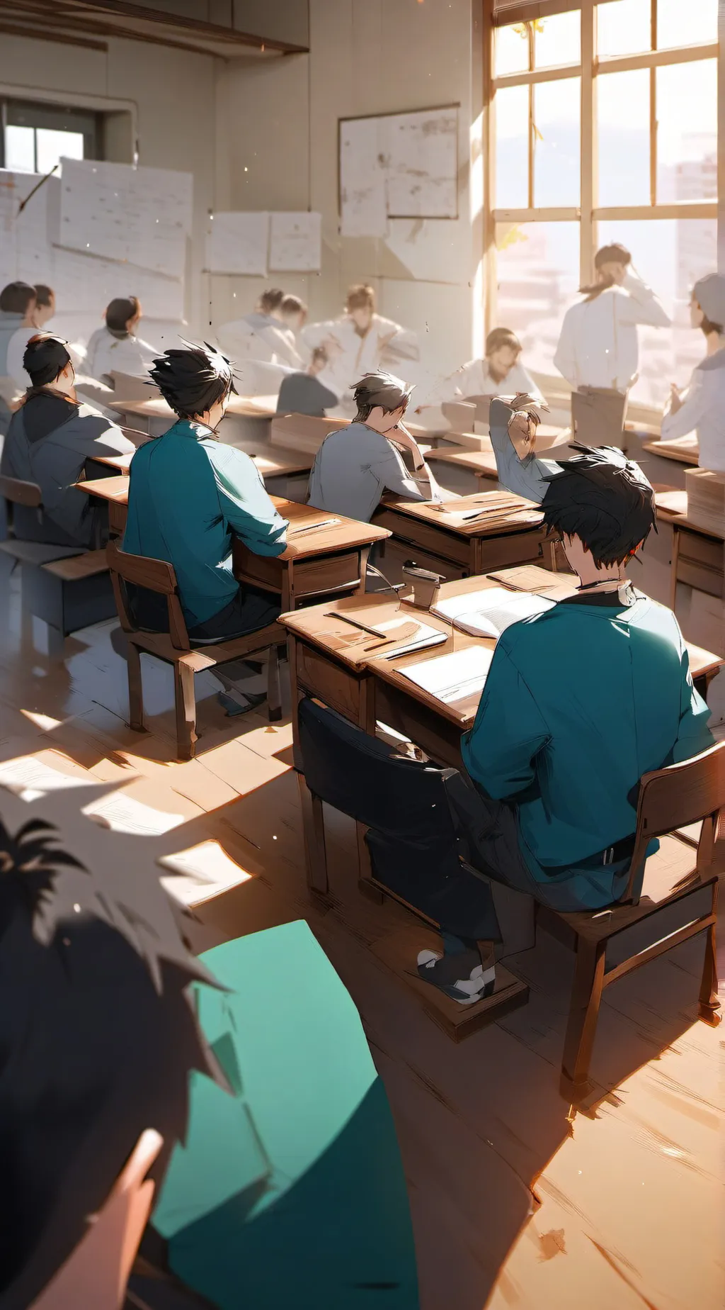 ai character: Mha new student background