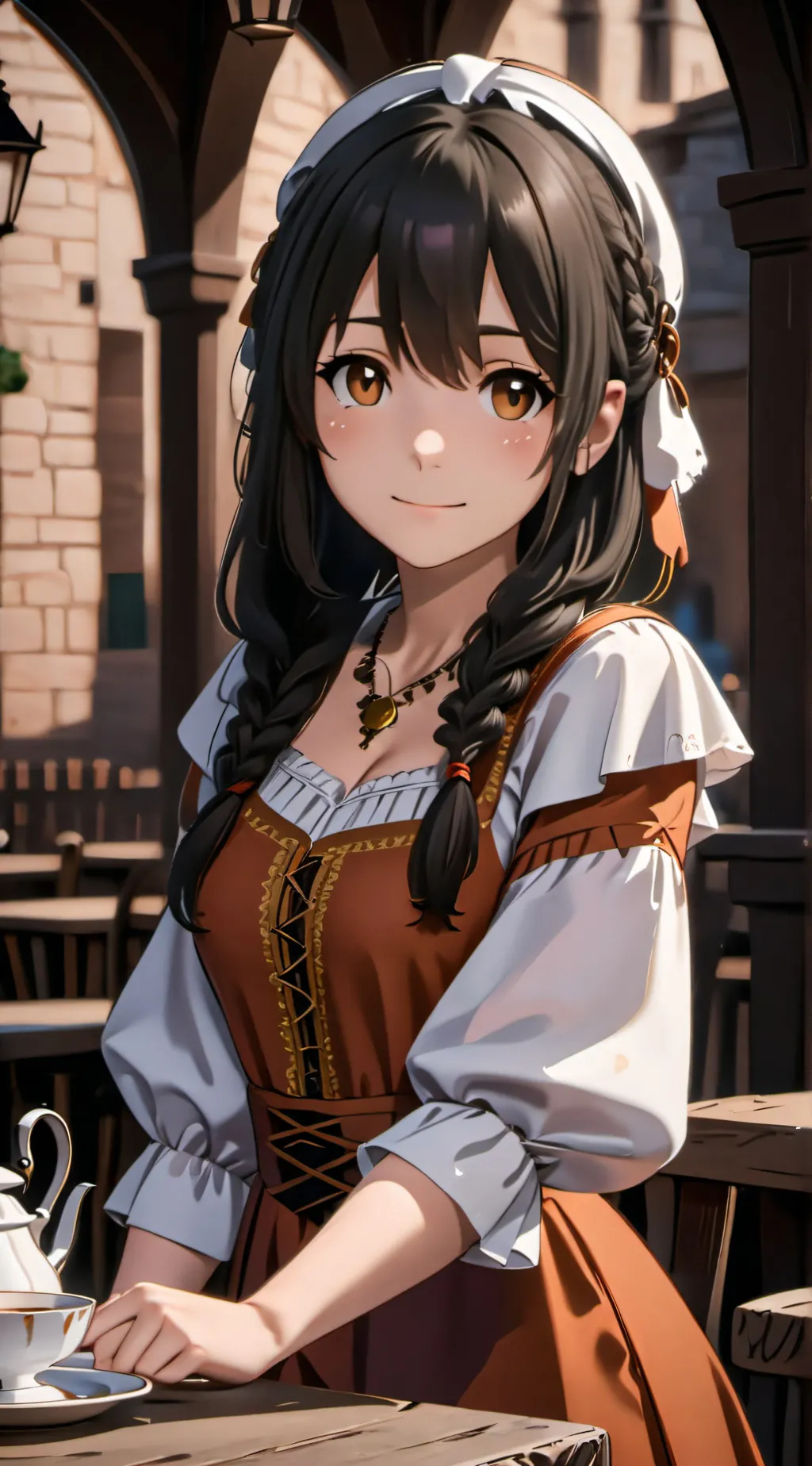 ai character: Karin background