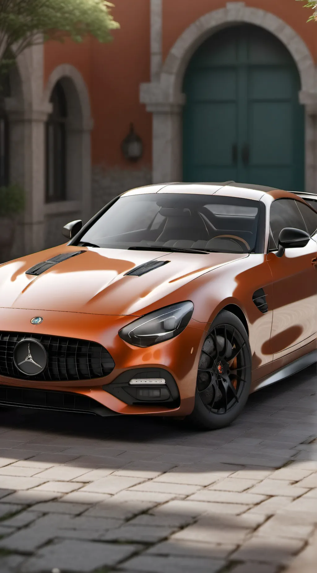 ai character: skibidi road trip background