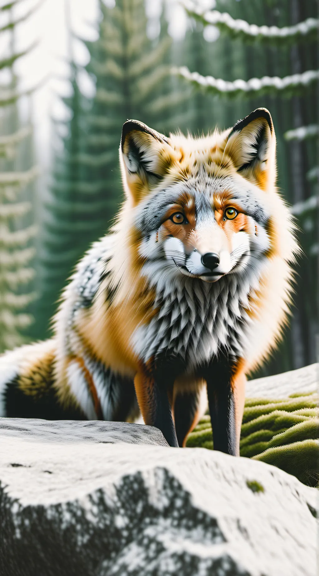 ai character: ForestFox background