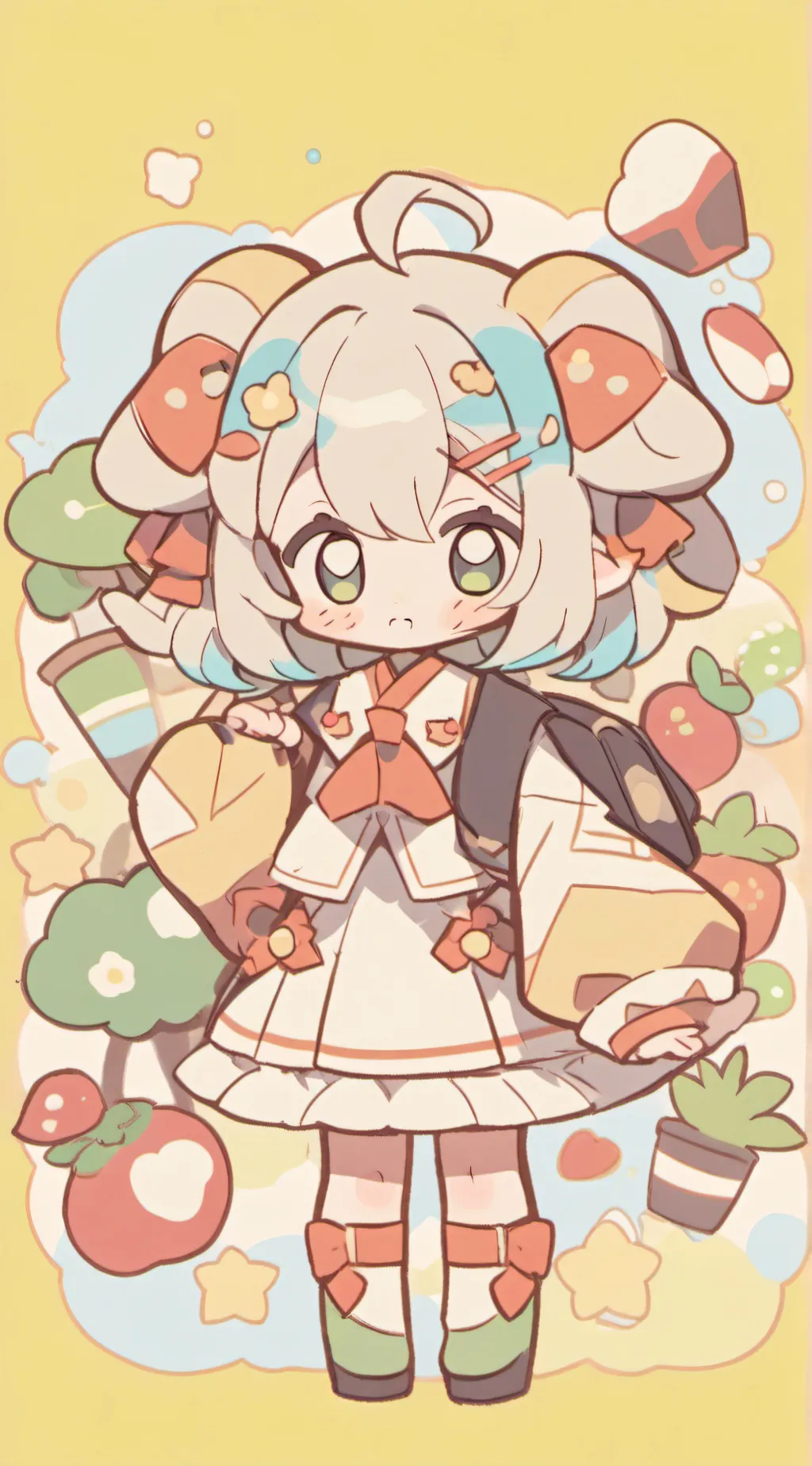 ai character: smiling critters 🏠 background