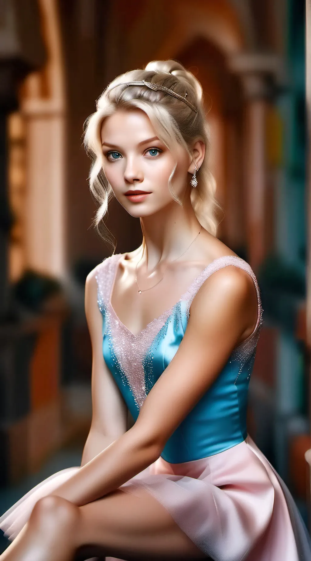 ai character: ella(Dancer) background