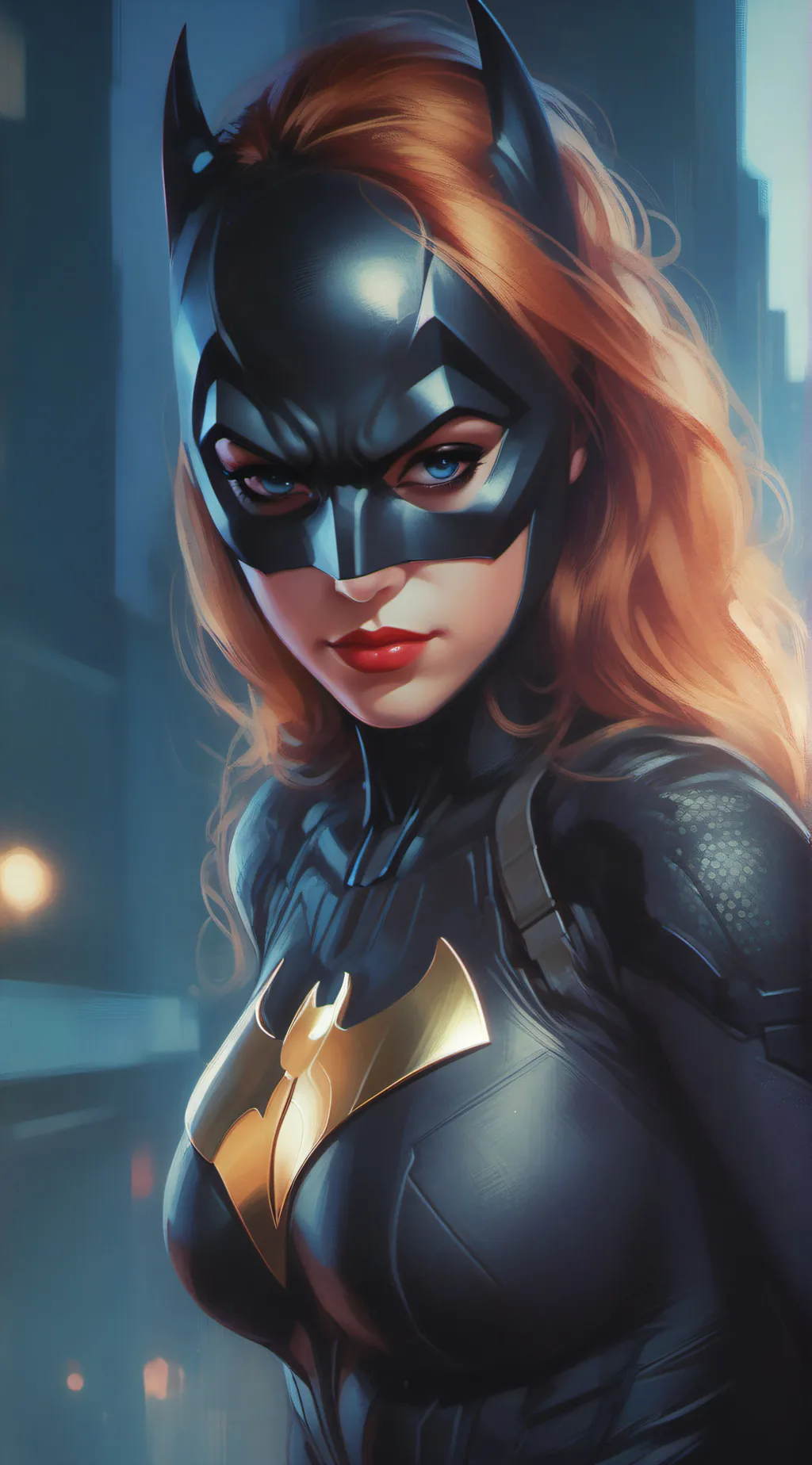 ai character: Batgirl background