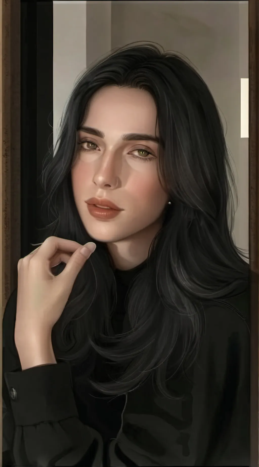 ai character: happy background