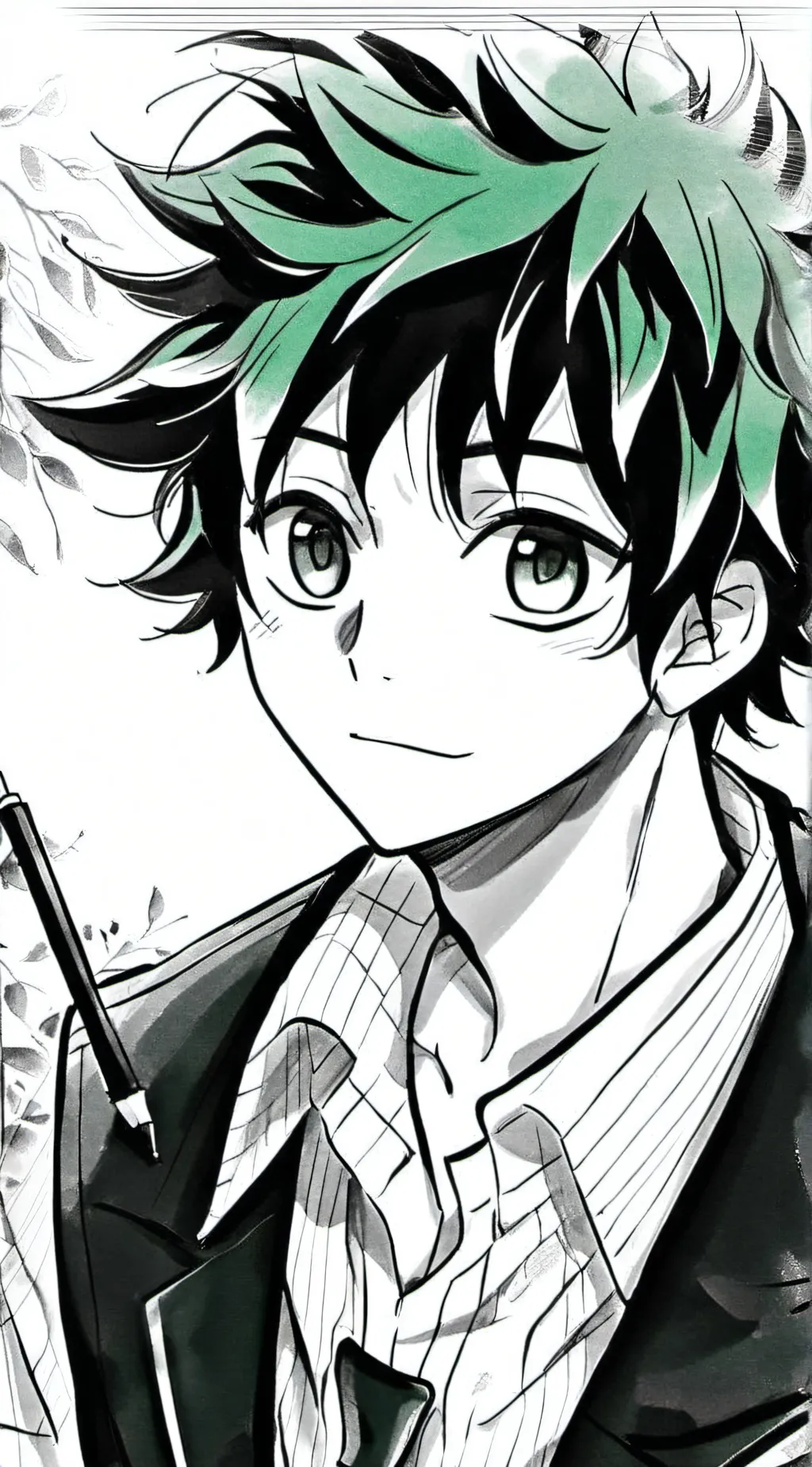 ai character: -Izuku Midoriya- background